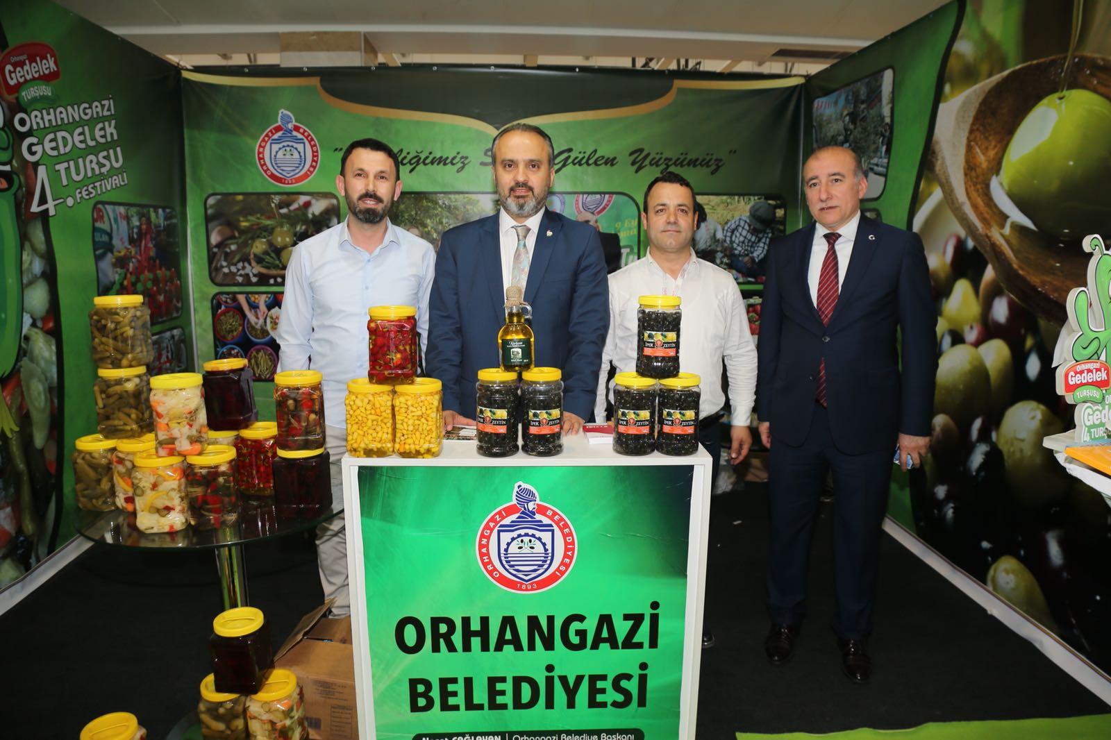 ORHANGAZİ BELEDİYESİ GIDA FUARI'NDA STANT AÇTI 
