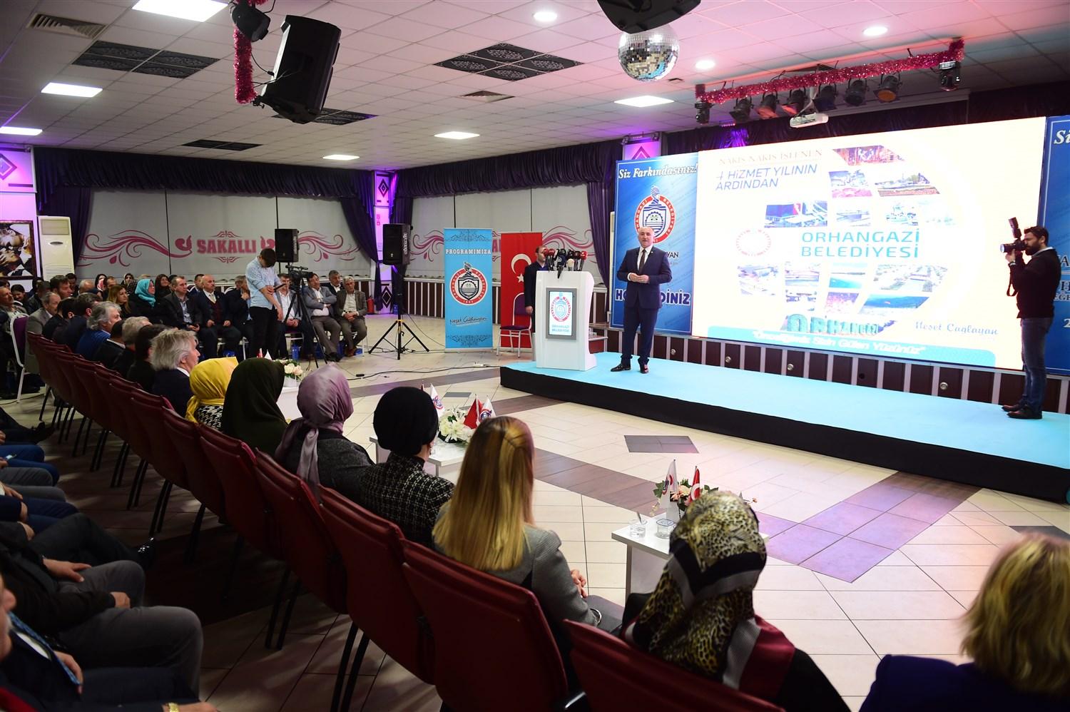 BAŞKAN ÇAĞLAYAN 4 YIL DEĞERLENDİRME TOPLANTISI DÜZENLEDİ 