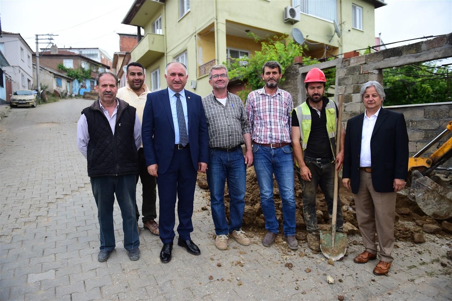 YENİKÖY'DE DOĞALGAZ ÇALIŞMALARI BAŞLADI 