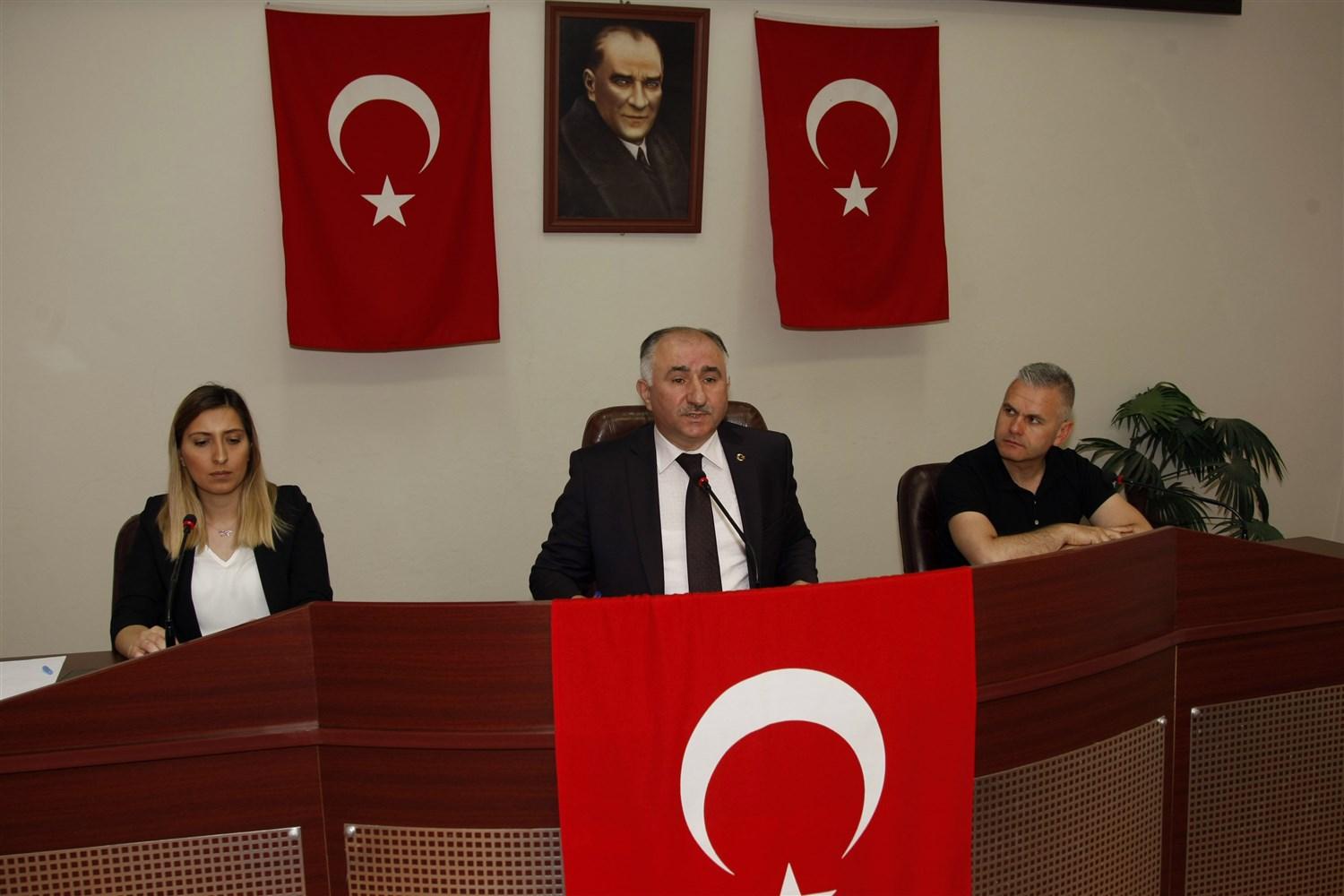 BAŞKAN ÇAĞLAYAN MECLİS ÖNCESİ AÇIKLAMALARI 