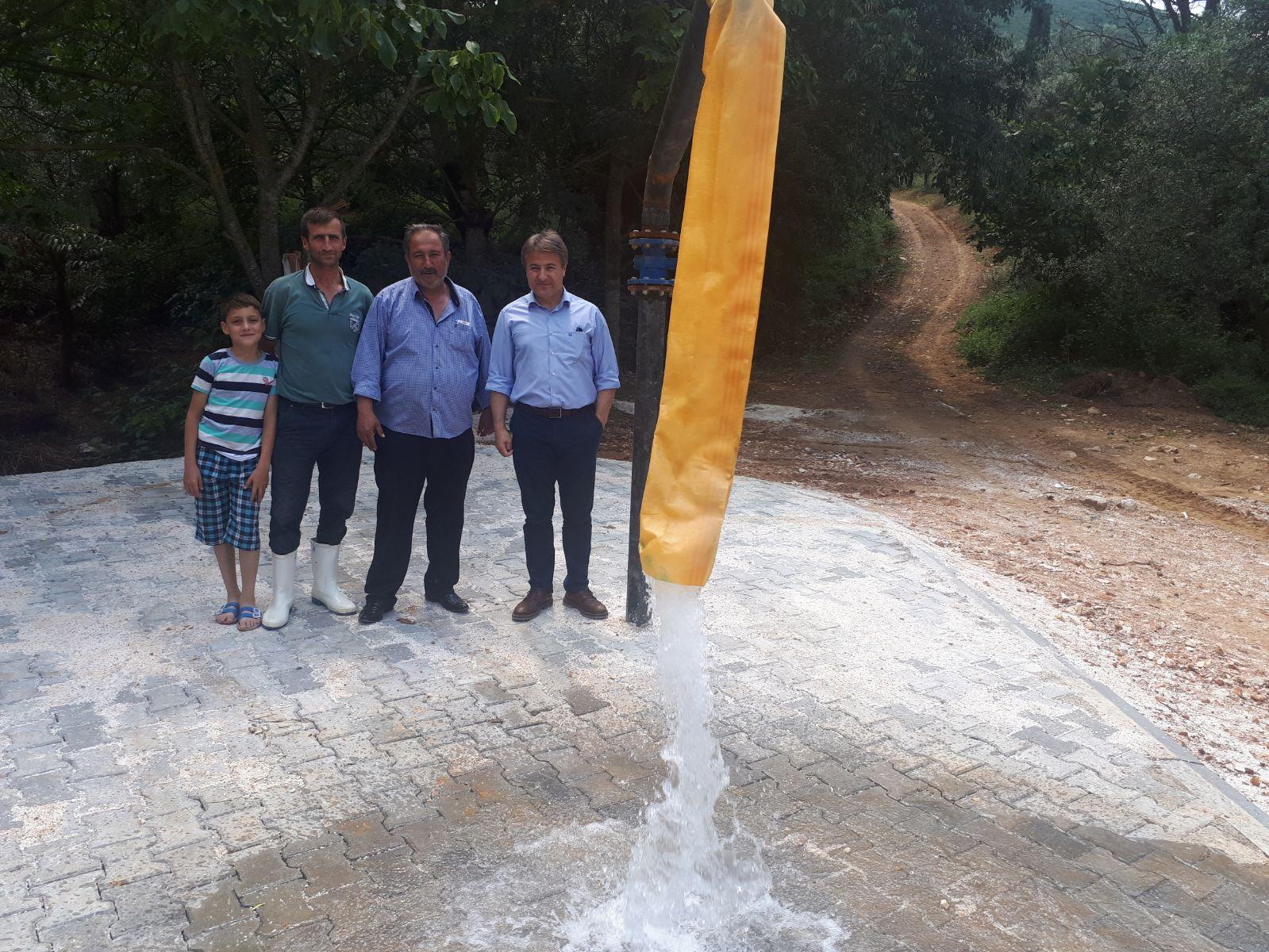 GEDELEK MAHALLESİ'NDE İKİ NOKTAYA TANKER DOLUM İSTASYONU YAPILDI 