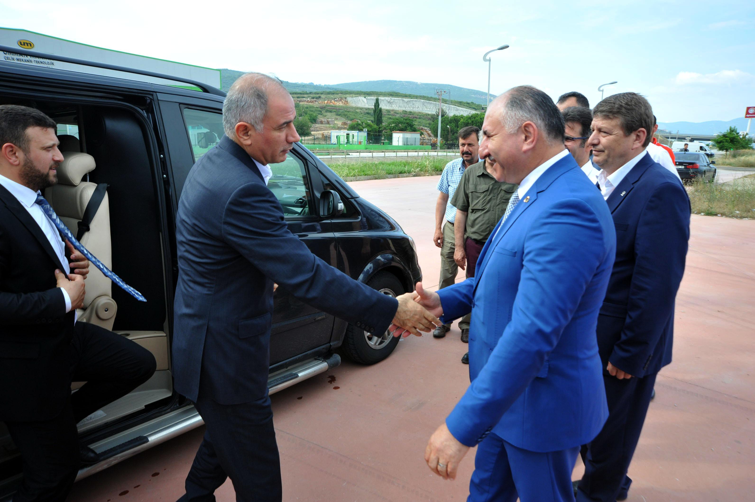 ÖNCEKİ DÖNEM İÇİŞLERİ BAKANI EFKAN ALA MARZİM'DEKİ İŞ DÜNYASI TEMSİLCİLERİ İLE BULUŞTU 