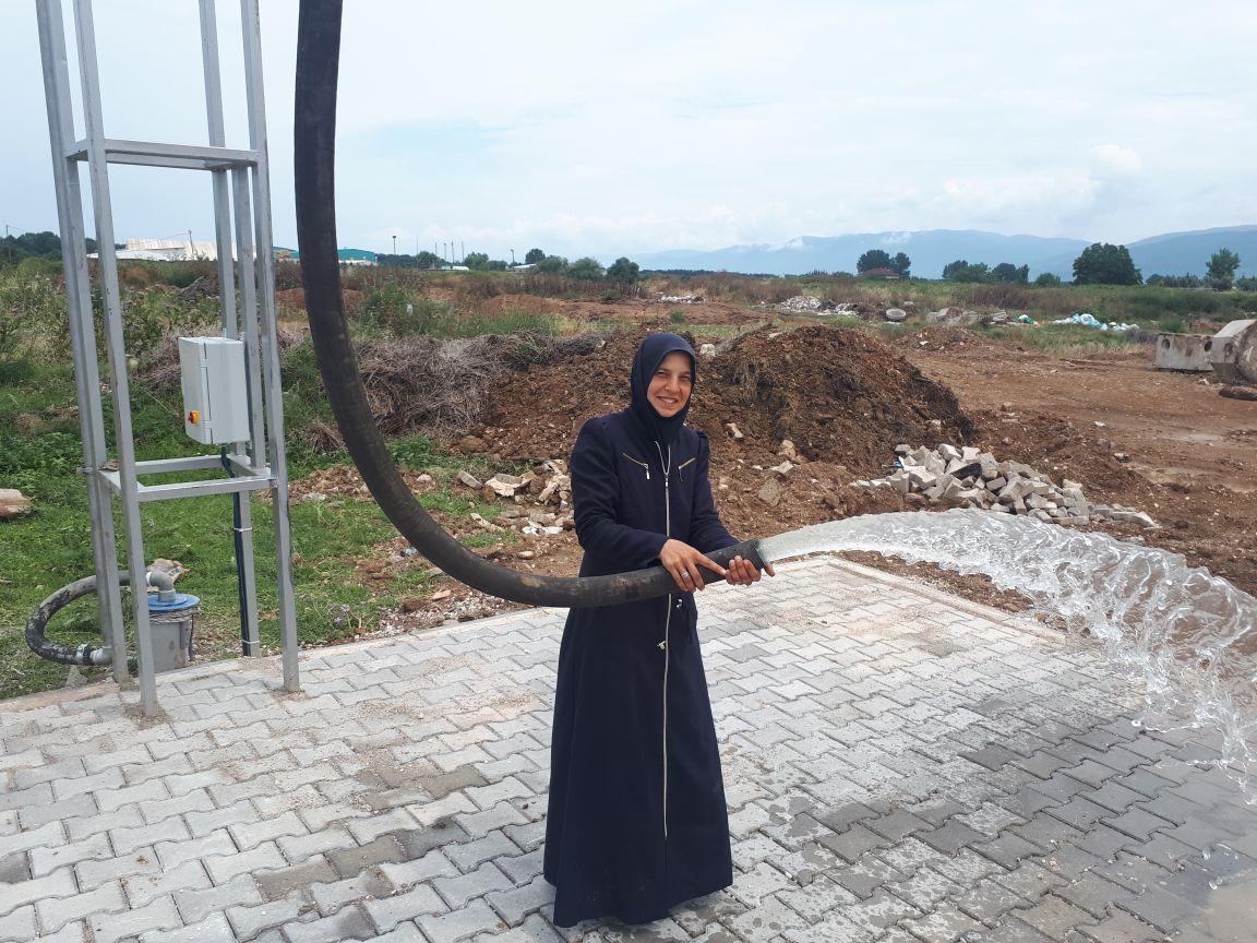 ÖRNEKKÖY'DE TANKER DOLUM İSTASYONU DEVREYE ALINDI 