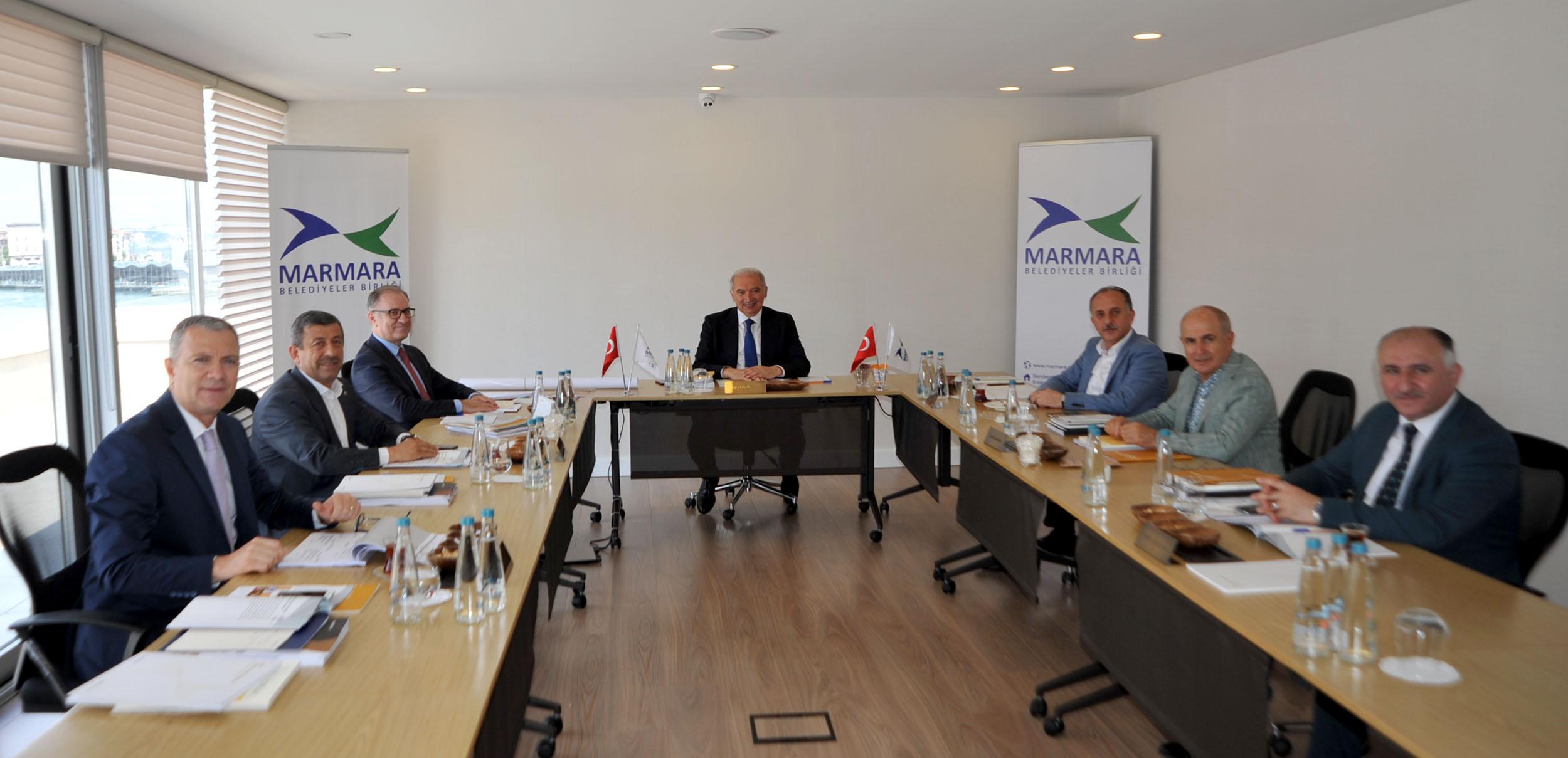 BAŞKAN ÇAĞLAYAN MARMARA BELEDİYELER BİRLİĞİ ENCÜMEN TOPLANTISINA KATILDI 