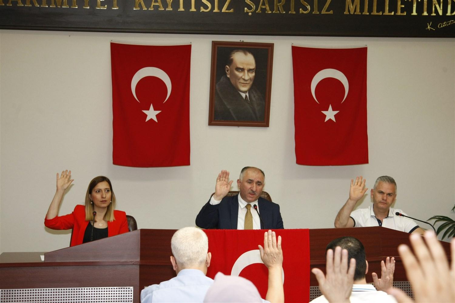 TEMMUZ AYI BELEDİYE MECLİS TOPLANTISI YAPILDI 