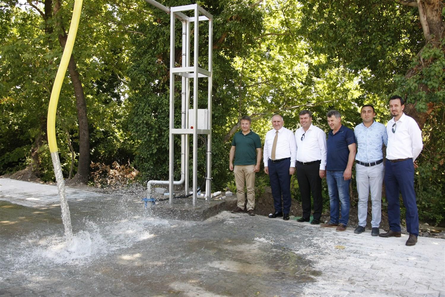 SÖLÖZ MAHALLESİNDE TANKER DOLUM İSTASYONU HİZMETE GİRDİ 