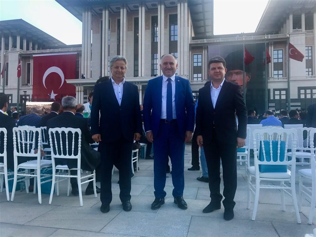 BAŞKAN ÇAĞLAYAN TARİHİ GÜNDE CUMHURBAŞKANLIĞI KÜLLİYESİ’NDEYDİ 