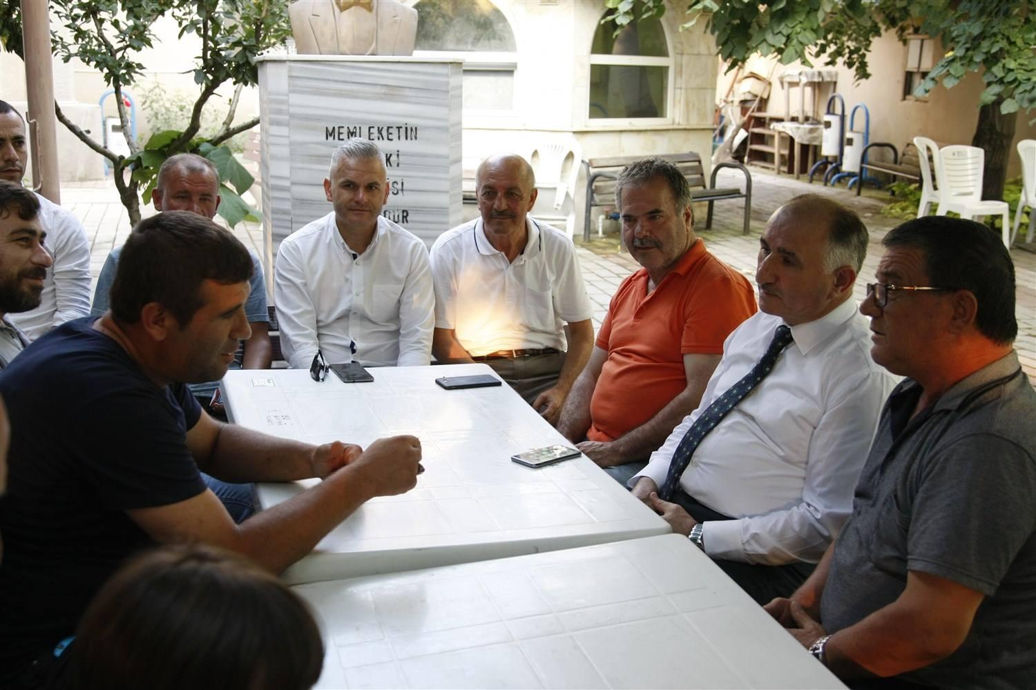 BAŞKAN ÇAĞLAYAN ORTAKÖY'LÜLERLE BİR ARAYA GELDİ 