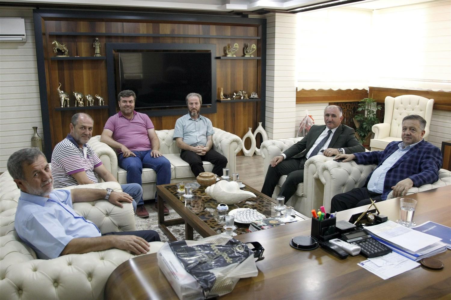 KARDEŞ ŞEHİR BELEDİYE BAŞKANINDAN BAŞKAN ÇAĞLAYAN'A ZİYARET 