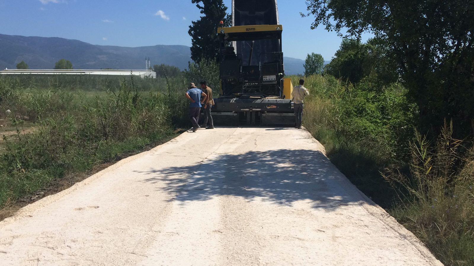 TORSU BÖLGESİNDE ASFALT ÇALIŞMASI BAŞLADI 