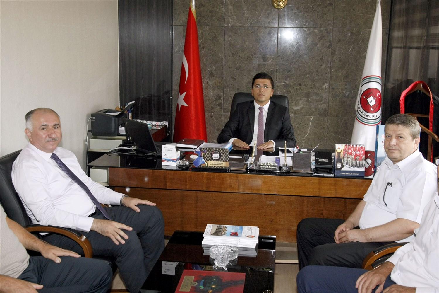 BAŞKAN ÇAĞLAYAN’DAN BAŞSAVCI’YA HAYIRLI OLSUN ZİYARETİ 