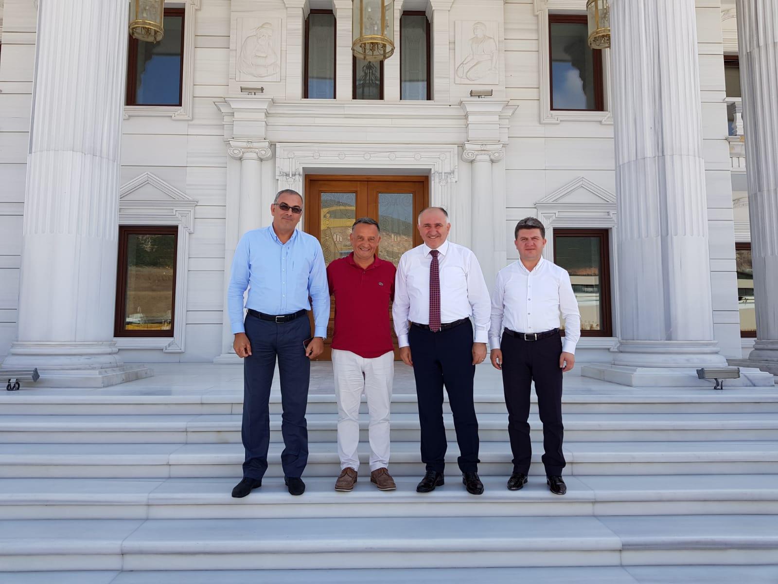 BAŞKAN ÇAĞLAYAN SANAYİ KURULUŞLARINI ZİYARET ETTİ 