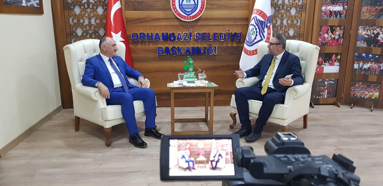 BAŞKAN ÇAĞLAYAN BAŞKANLAR KONUŞUYOR PROGRAMININ KONUĞU OLDU 