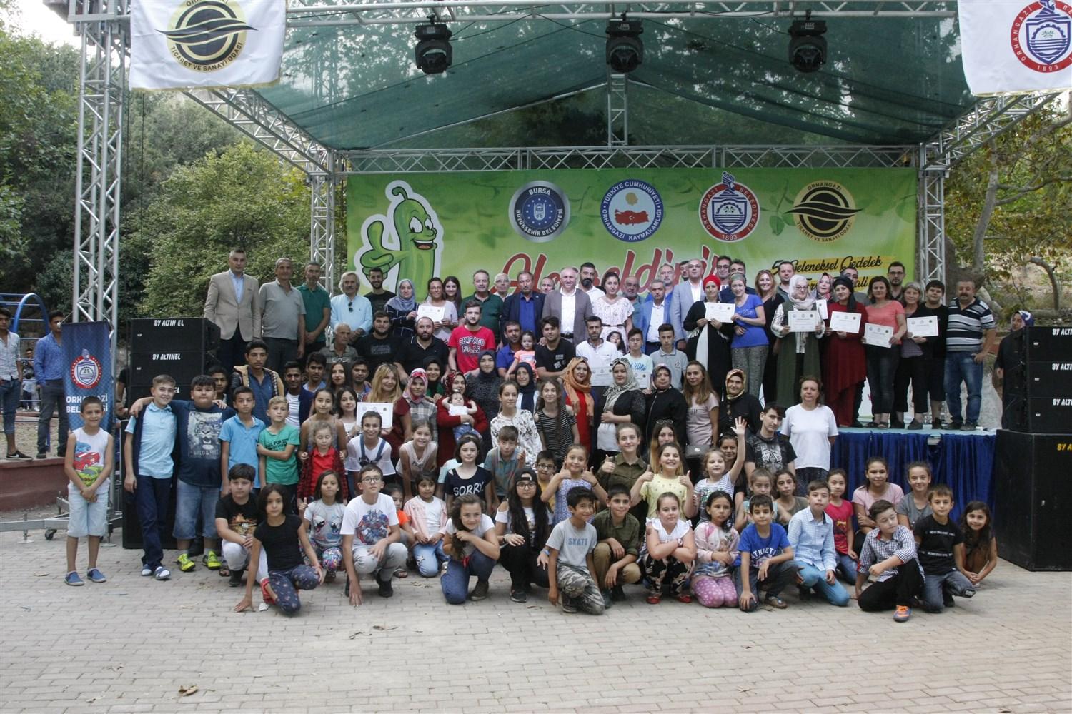 GEDELEK TURŞU FESTİVALİ KAPANIŞ TÖRENİ VE STANTLARA TEŞEKKÜR BELGELERİNİN VERİLMESİ İLE TAMAMLANDI 