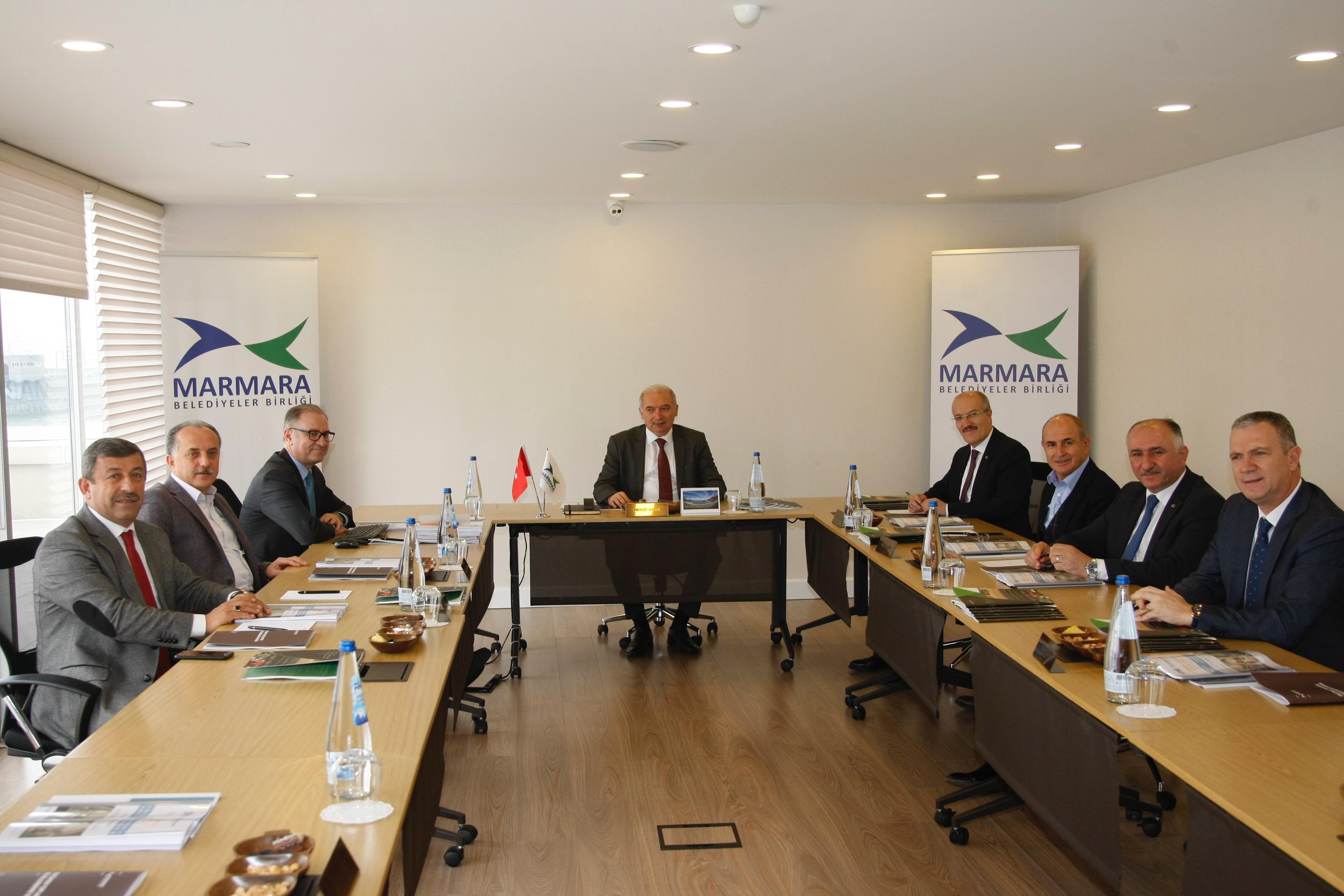 BAŞKAN ÇAĞLAYAN MARMARA BELEDİYELER BİRLİĞİ ENCÜMEN TOPLANTISINA KATILDI 