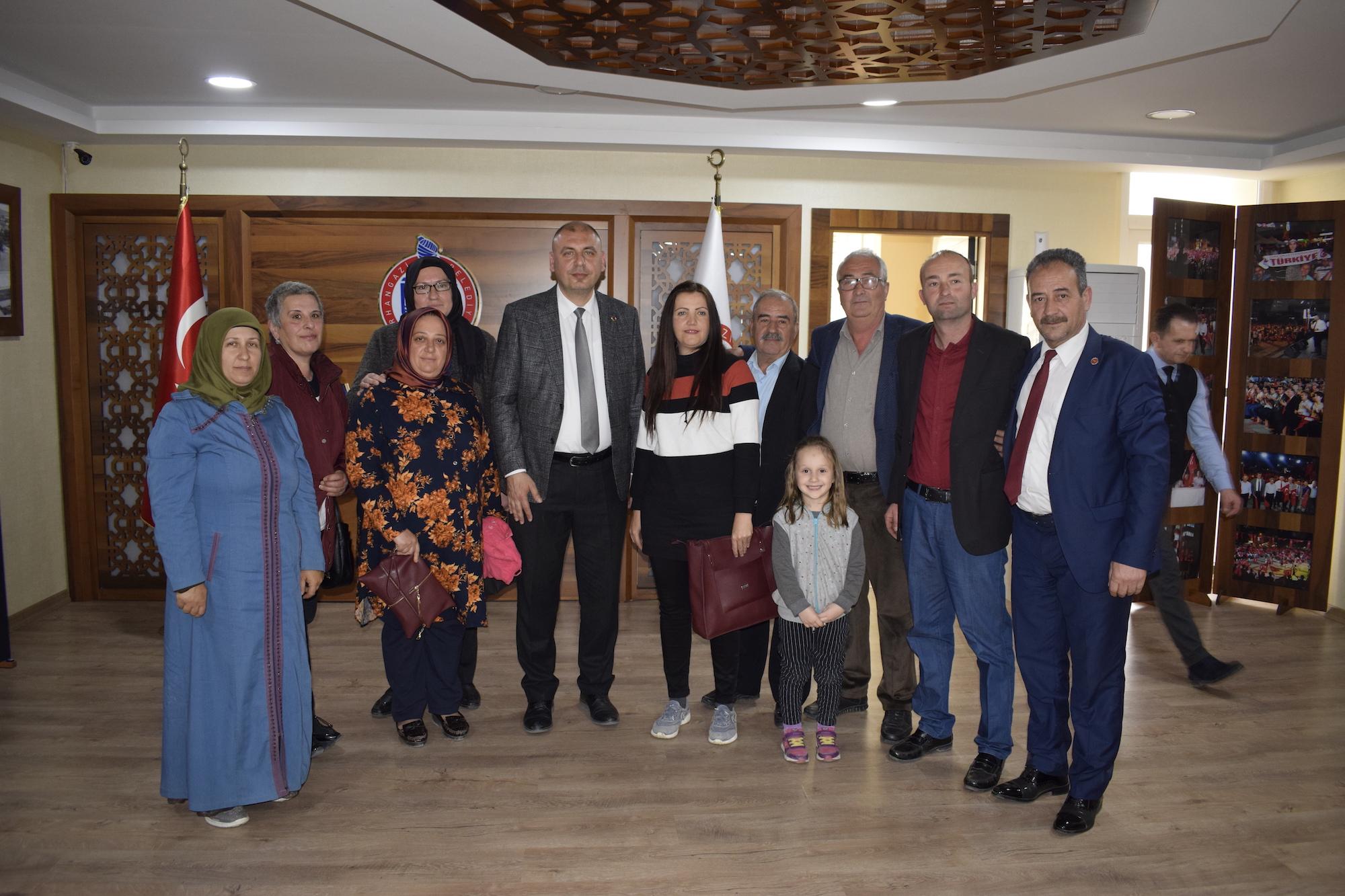 BAŞKAN BEKİR AYDIN'A ZİYARETÇİ AKINI 