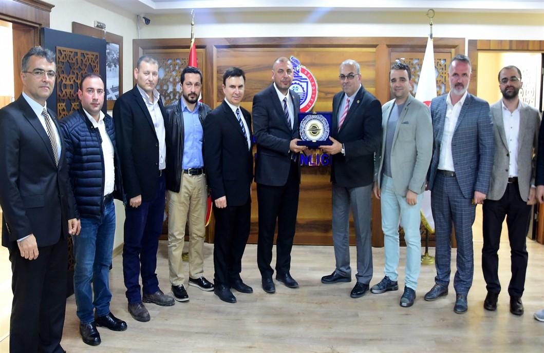 BAŞKAN AYDIN’A ‘HAYIRLI OLSUN’ ZİYARETLERİ DEVAM EDİYOR 