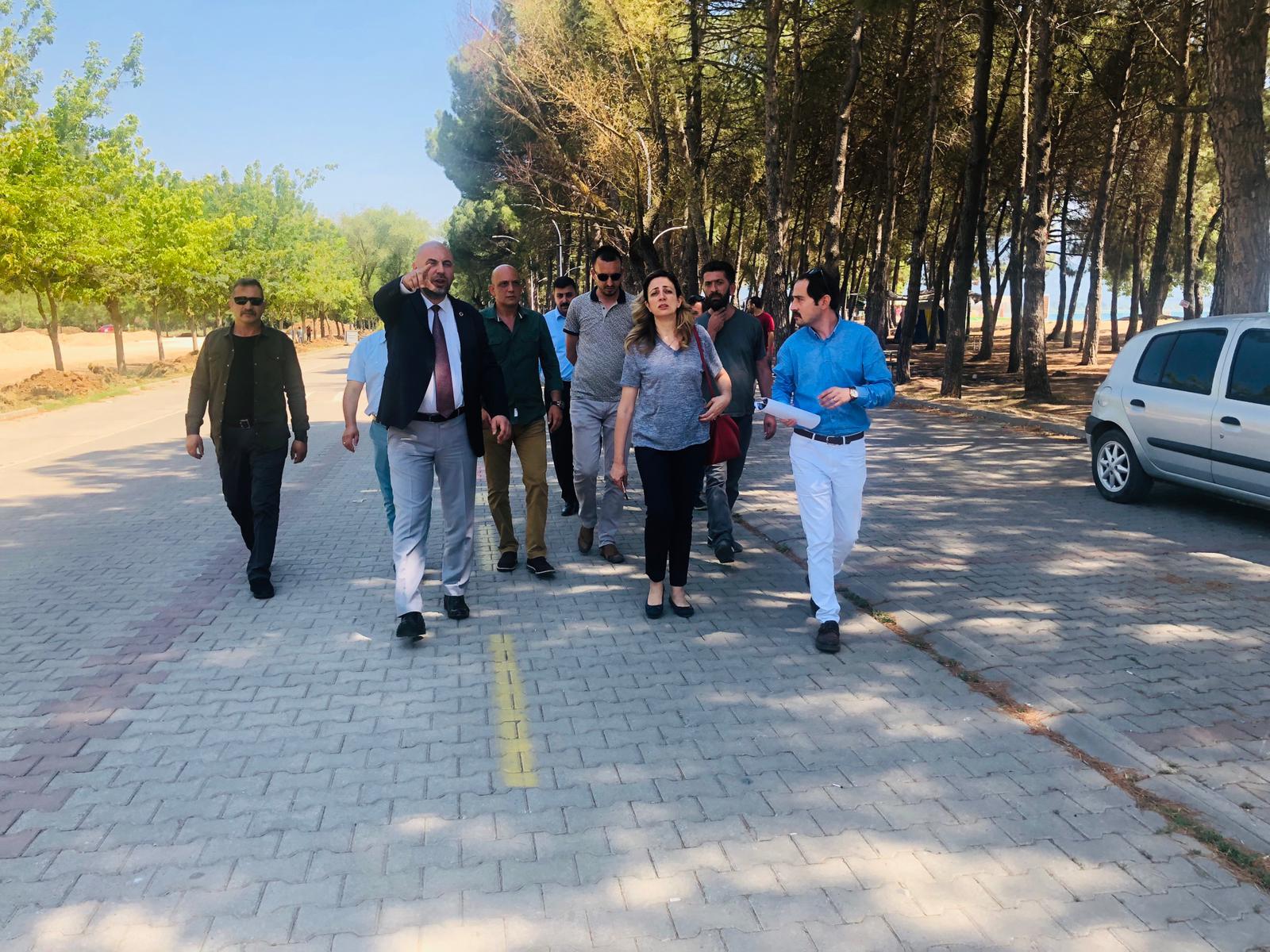 GÖL SAHİL PROJESİ OTOPARK ÇALIŞMASI BAŞLADI 