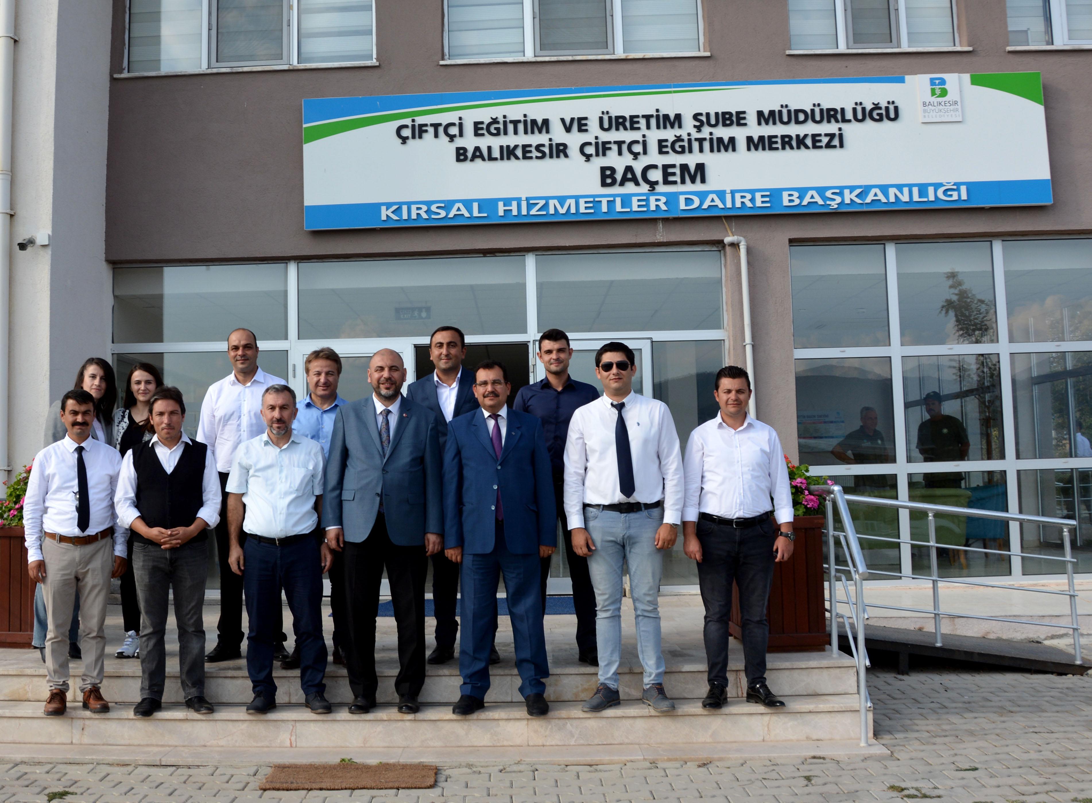 BAŞKAN AYDIN, BALIKESİR TIBBI AROMATİK BİTKİLER MERKEZİNİ GEZDİ 