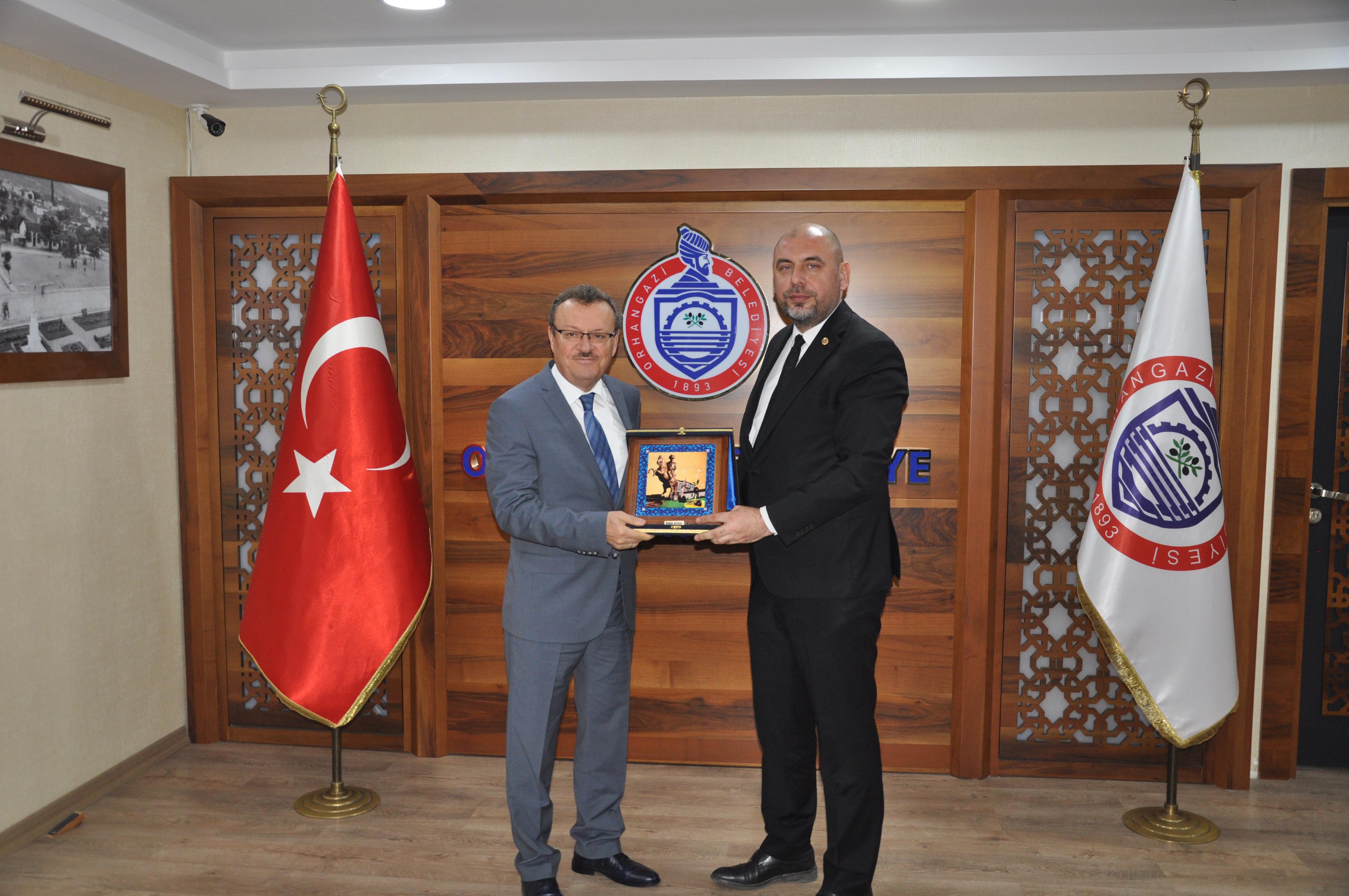 REKTÖR KILAVUZ’DAN BAŞKAN AYDIN’A ZİYARET 