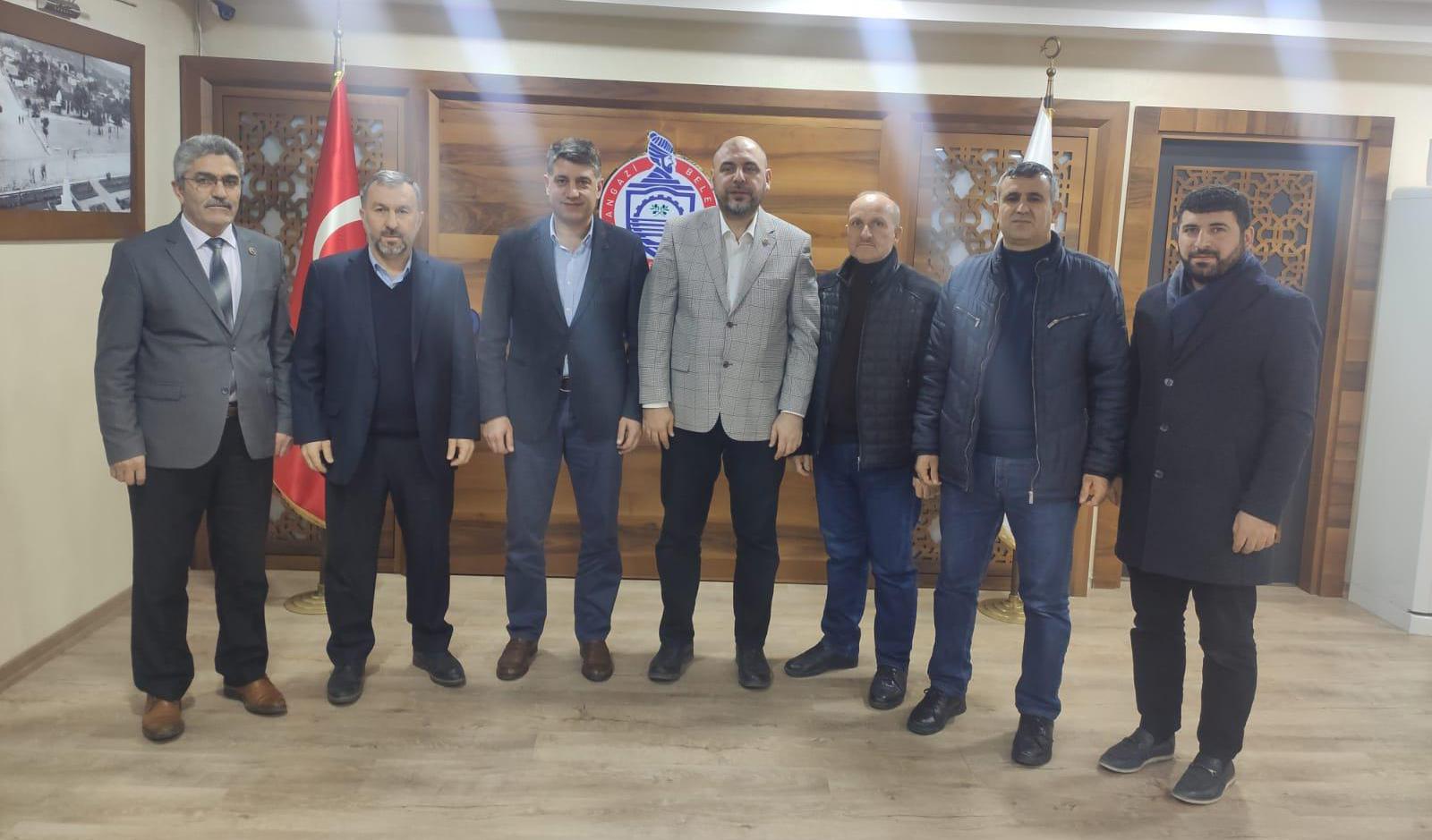 GENEL SEKRETERDEN BAŞKAN AYDINA ZİYARET 