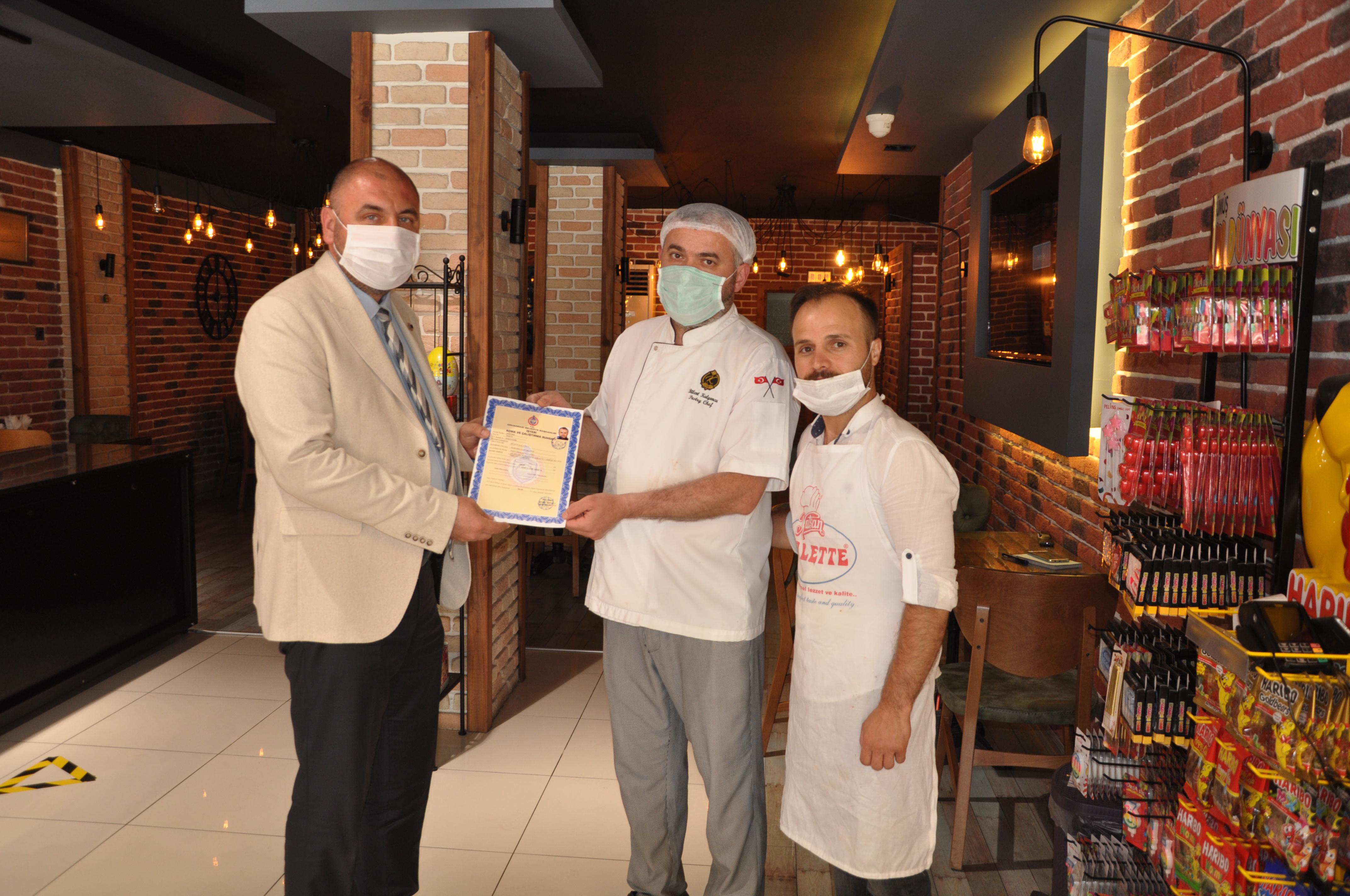 İŞ YERİNE RUHSATLAR BAŞKANDAN 