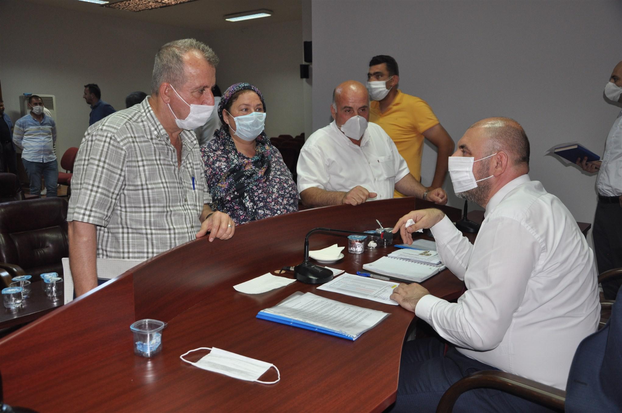 BAŞKAN AYDIN MUHTARLARLA BİR ARAYA GELDİ 