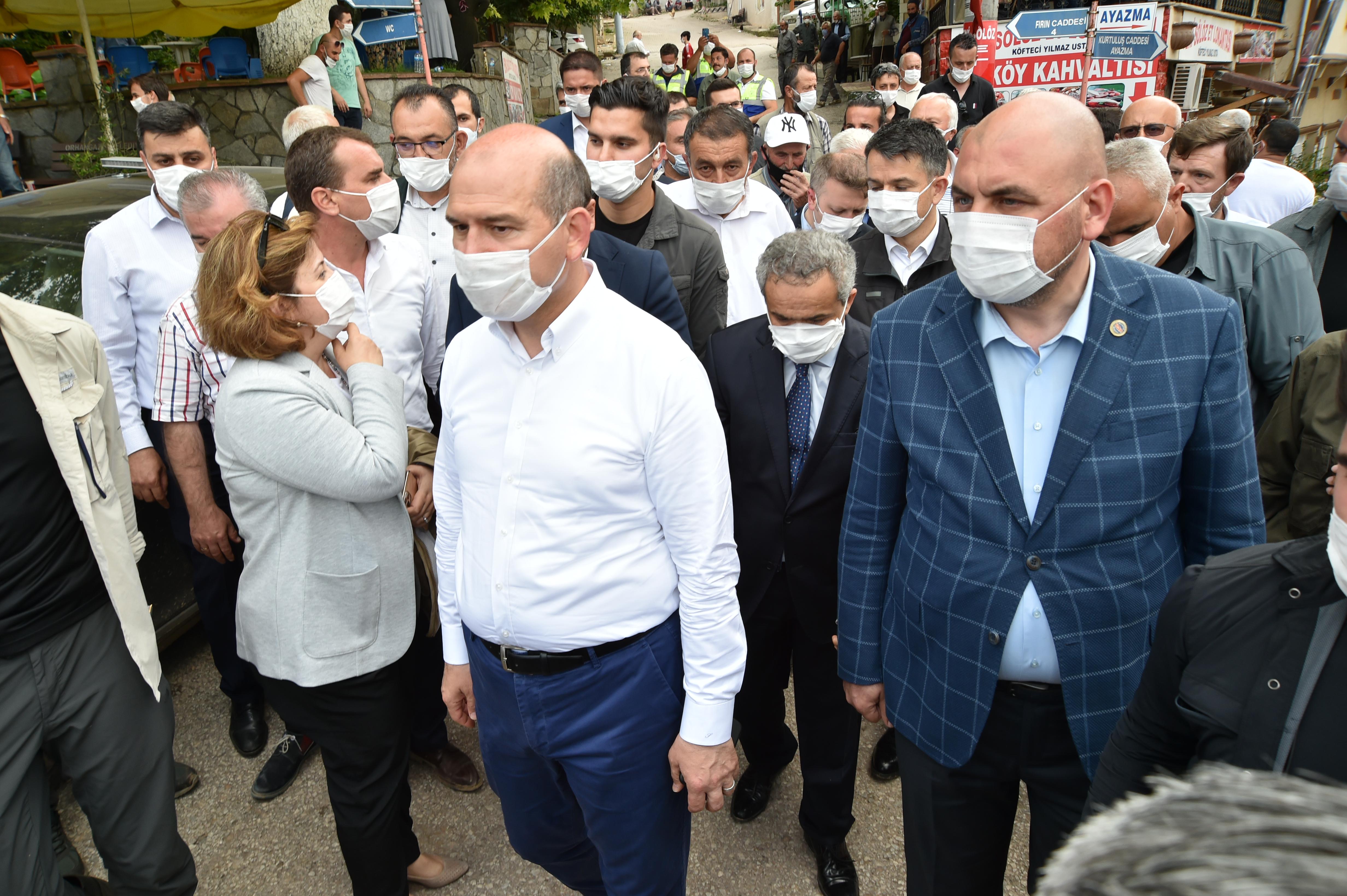 BAKAN SOYLU VE PAKDEMİRLİ YENİ SÖLÖZ MAHALLESİNDE 