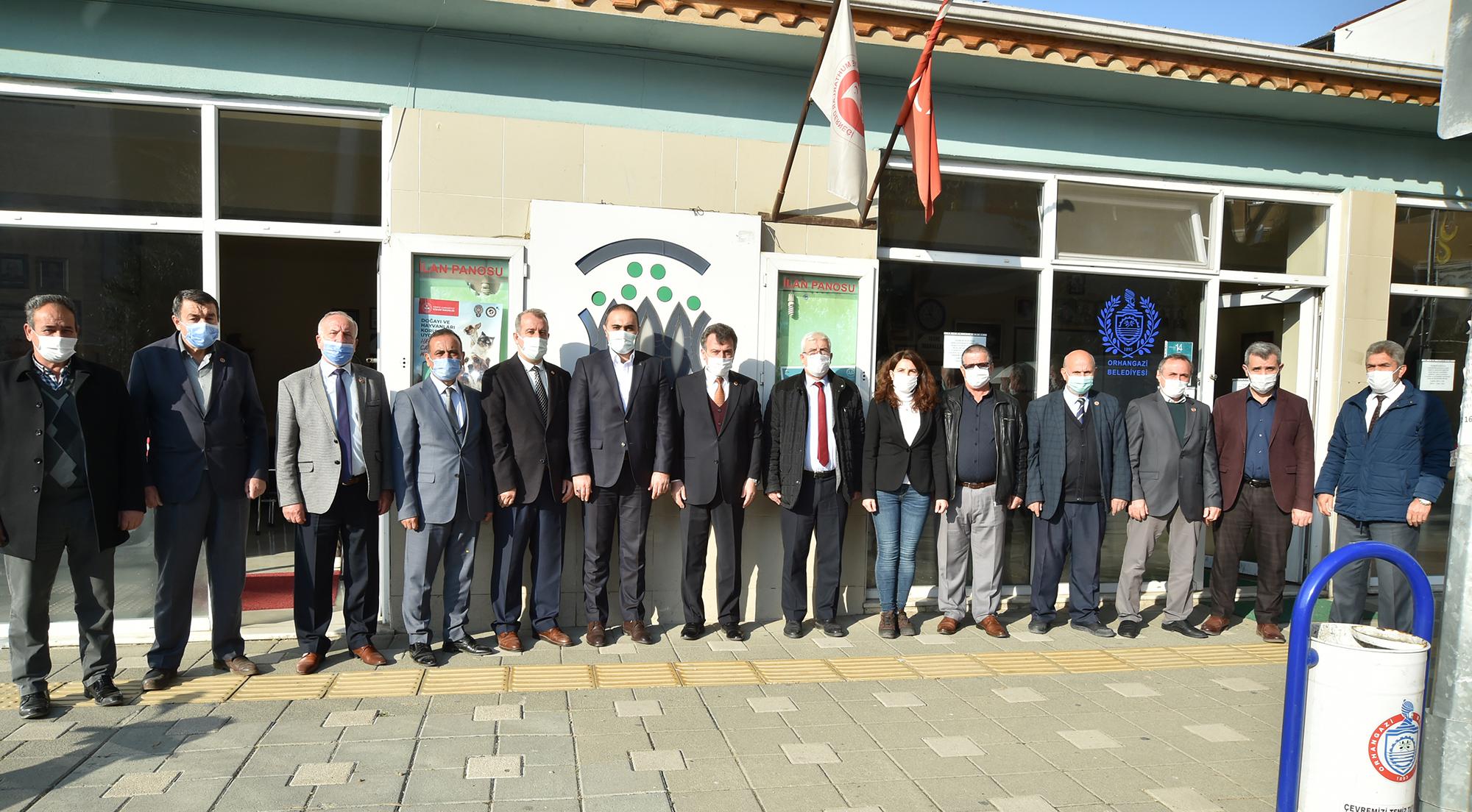 BURSA BÜYÜKŞEHİR BELEDİYE BAŞKAN VEKİLİ SÜLEYMAN ÇELİK’TEN ZİYARET 