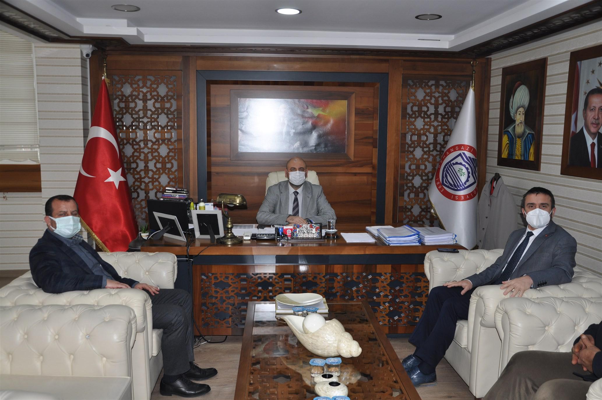 KESTEL BELEDİYE BAŞKANINDAN BEKİR AYDIN’A ZİYARET 