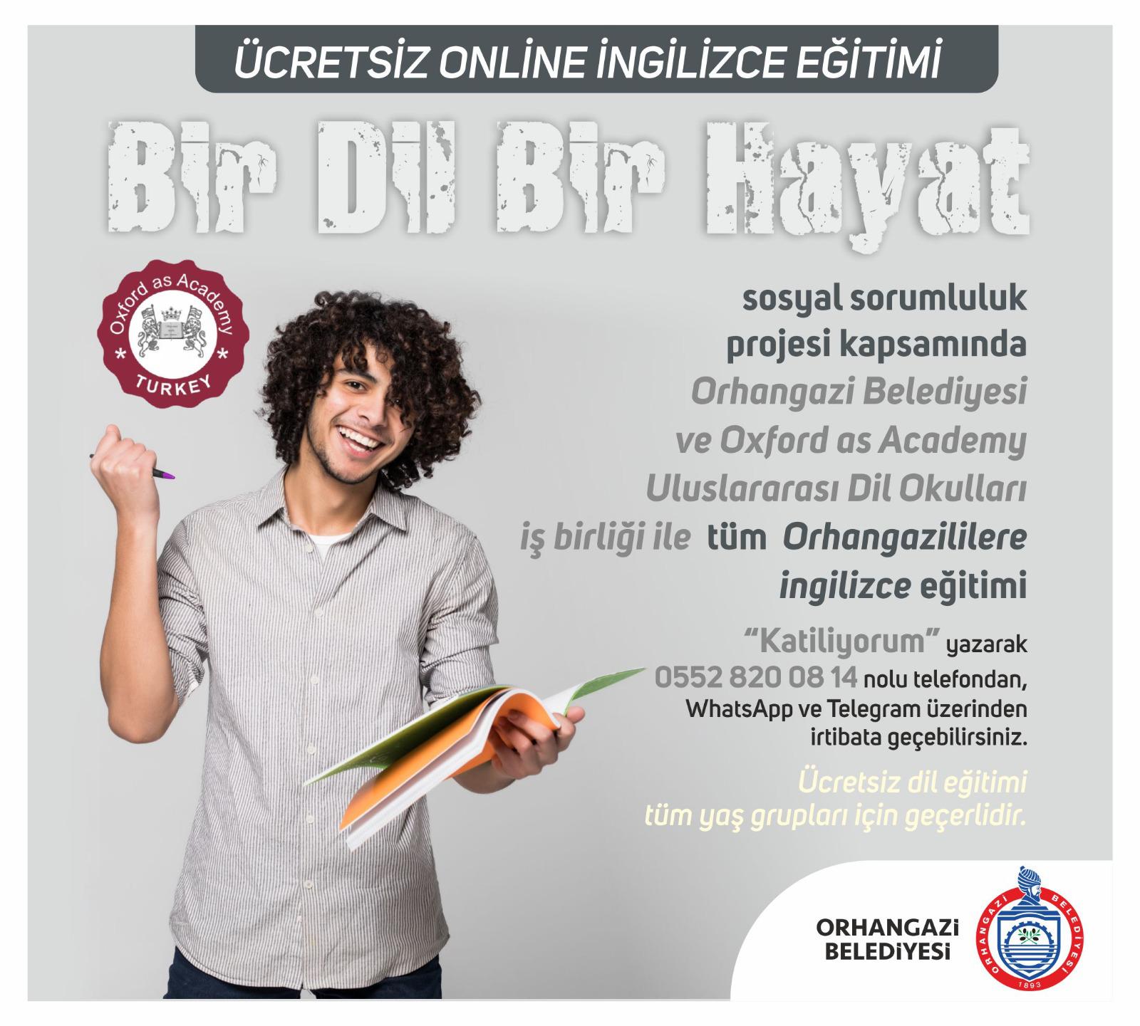 ÜCRETSİZ YABANCI DİL KURSU DEVAM EDİYOR 