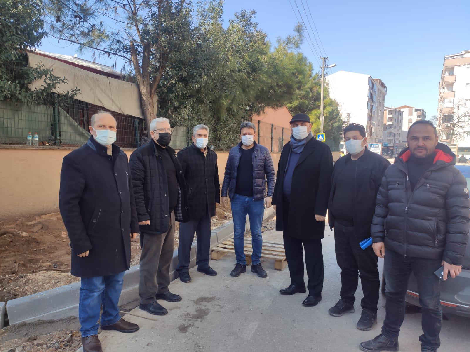 ARAPZADE MAHALLESİNDE KALDIRIM ÇALIŞMALARI BAŞLADI 