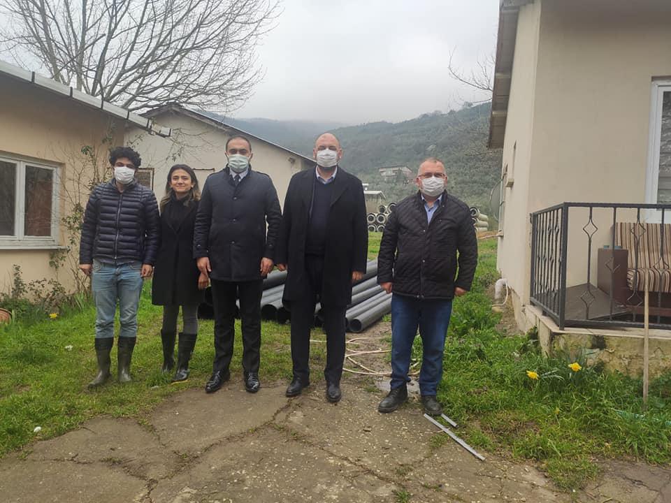 GÜNEY YAKA SULAMA HATTI ÇALIŞMALARI BAŞLADI 