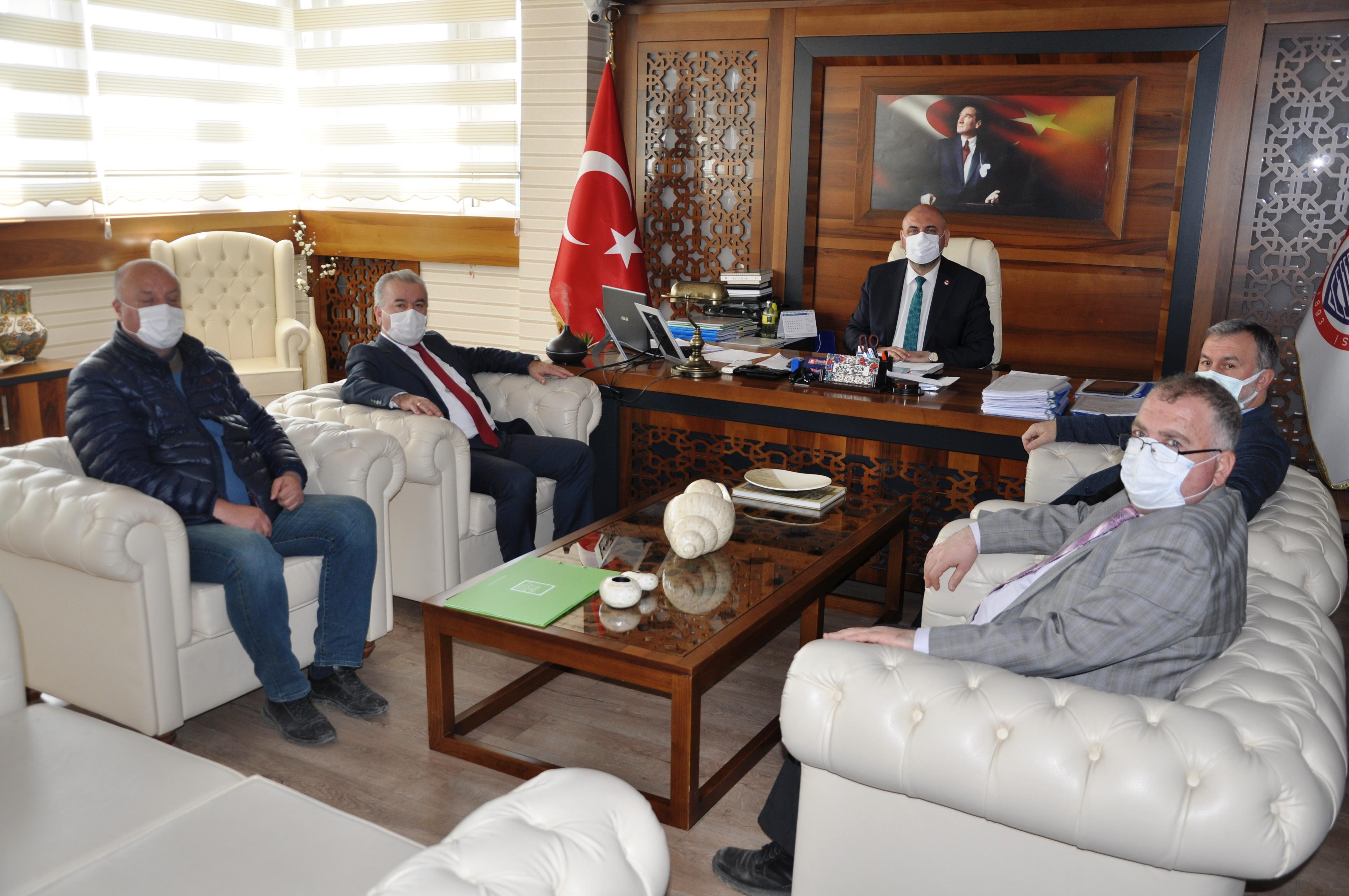 SULAMA BİRLİĞİ YENİ BAŞKANINDAN BAŞKAN AYDINA ZİYARET 