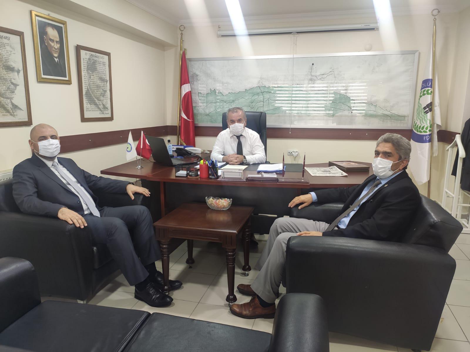 KERAMET SULAMA BİRLİĞİ BAŞKANINA ZİYARET 