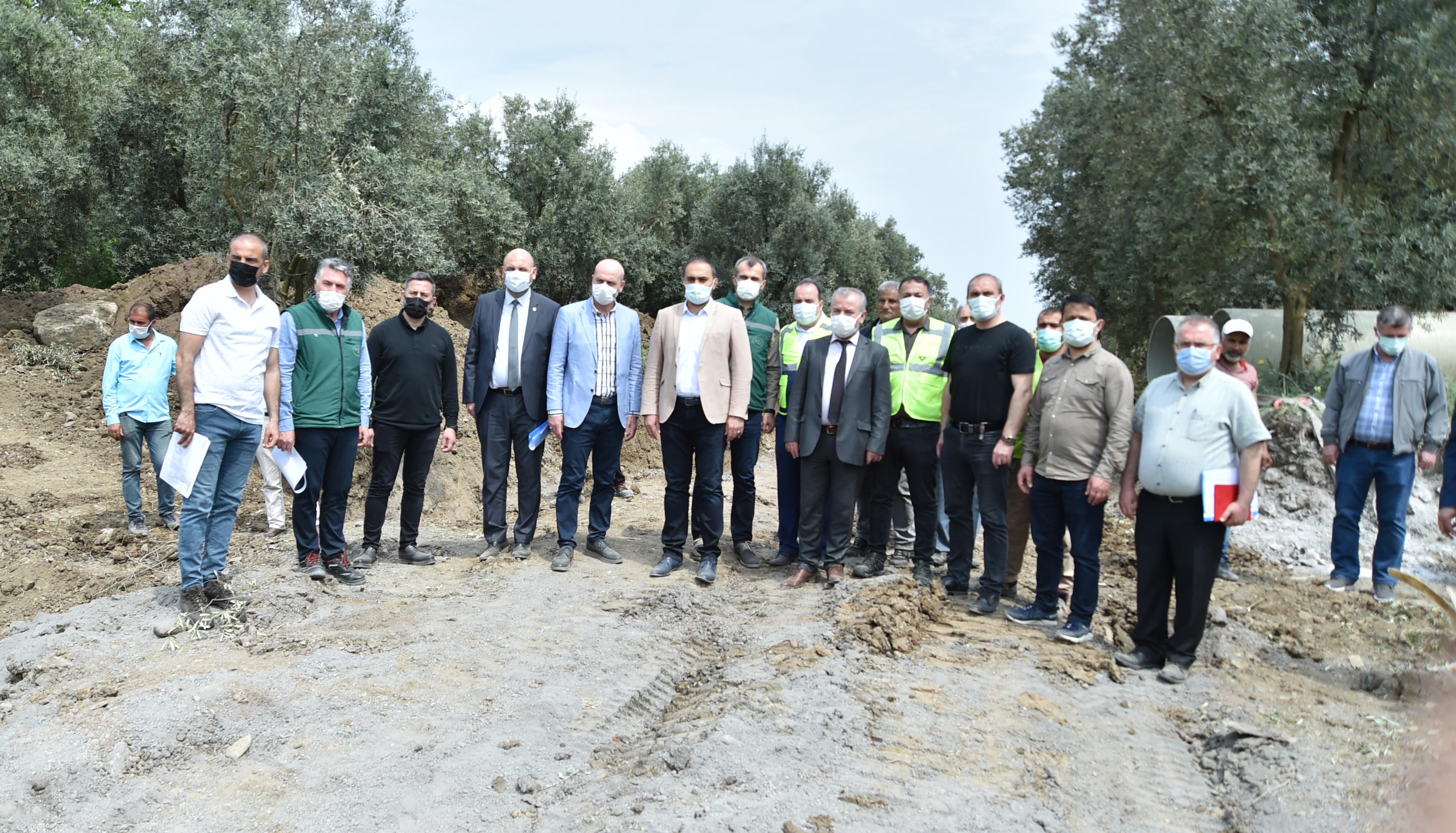 GÜNEY YAKA SULAMA HATTINDA SORUNLAR ÇÖZÜLÜYOR 