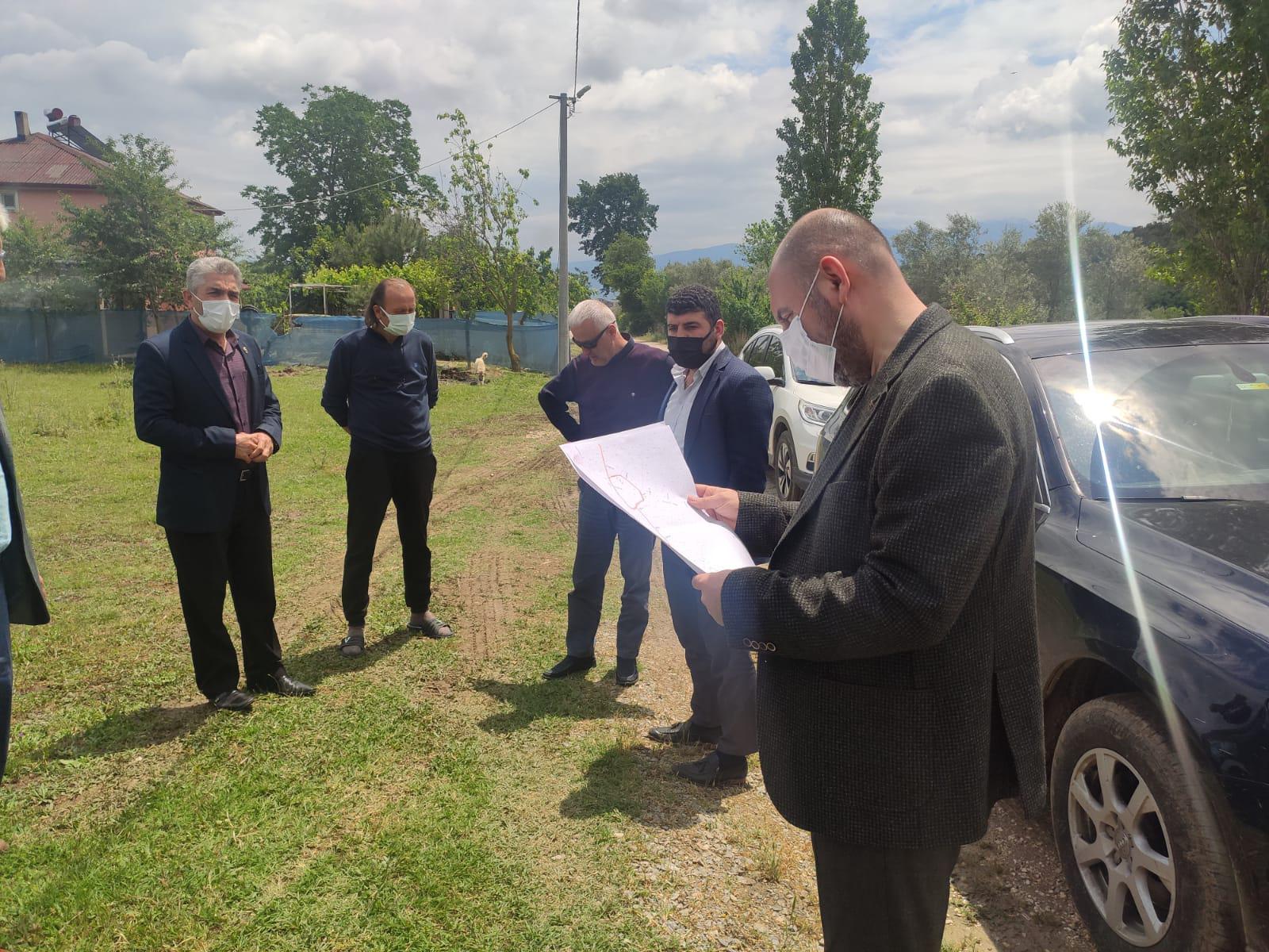 TOKİ 4.ETAP YOL ÇALIŞMASI YERİNDE İNCELEME