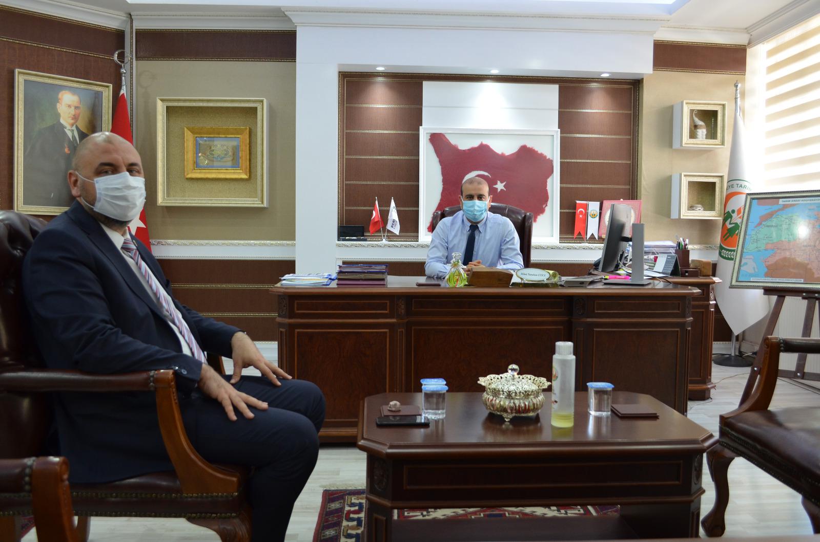 TÜRKİYE TARIM KREDİ KOOPERATİFİ BÖLGE MÜDÜRÜ ZİYARETİ 