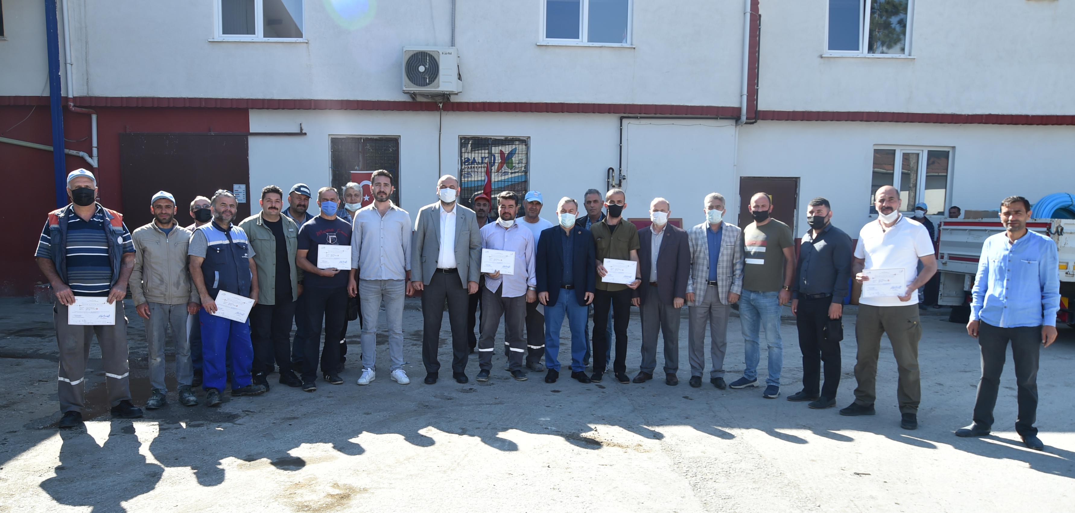 OBAK EKİBİ BELGELERİNİ ALDI 