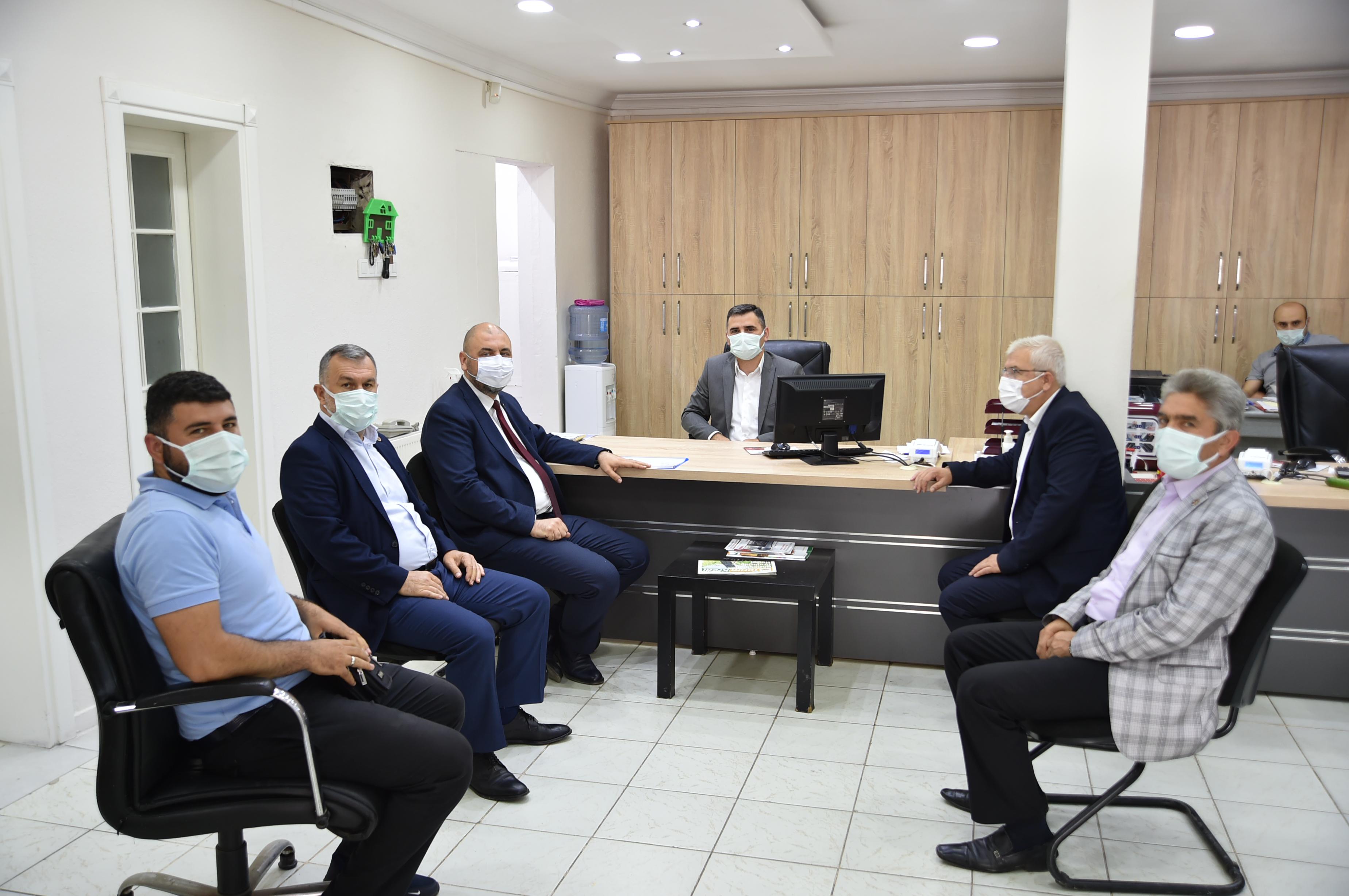 BAŞKAN AYDIN TARIM KREDİ KOOPERATİFİNİ ZİYARET ETTİ 