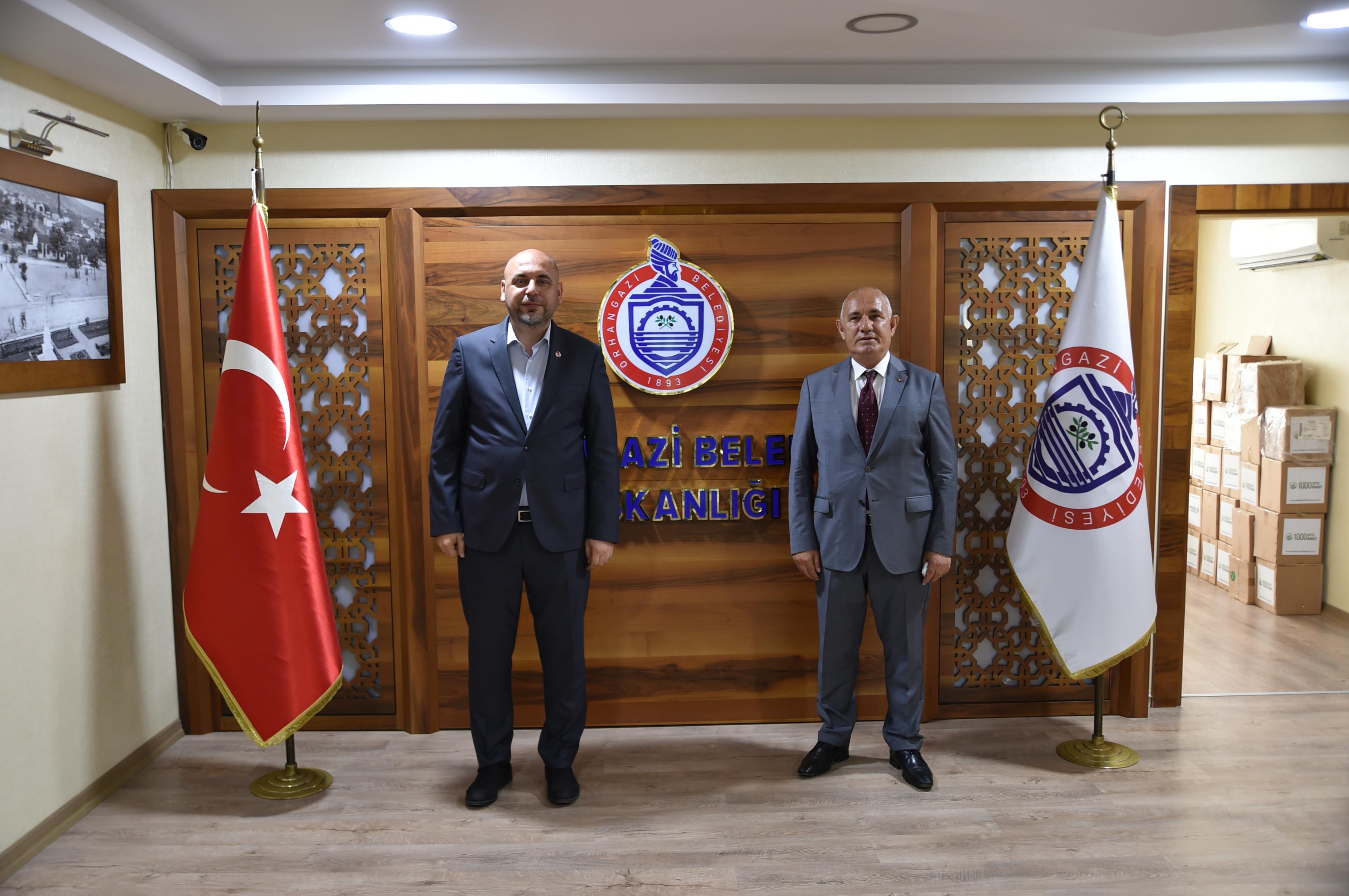 EMNİYET MÜDÜRÜ SADIK ELDEN VEDA ZİYARETİ 