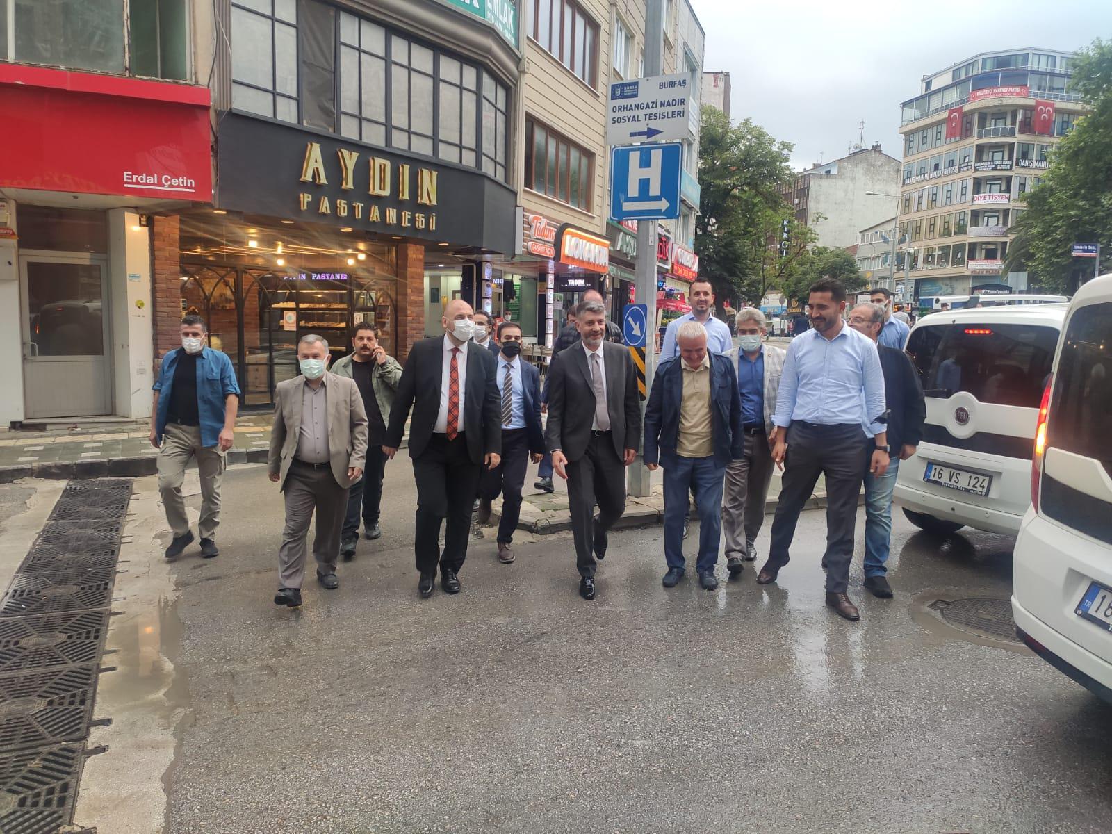 BURSA BÜYÜKŞEHİR BELEDİYESİ GENEL SEKRETER ZİYARETİ 