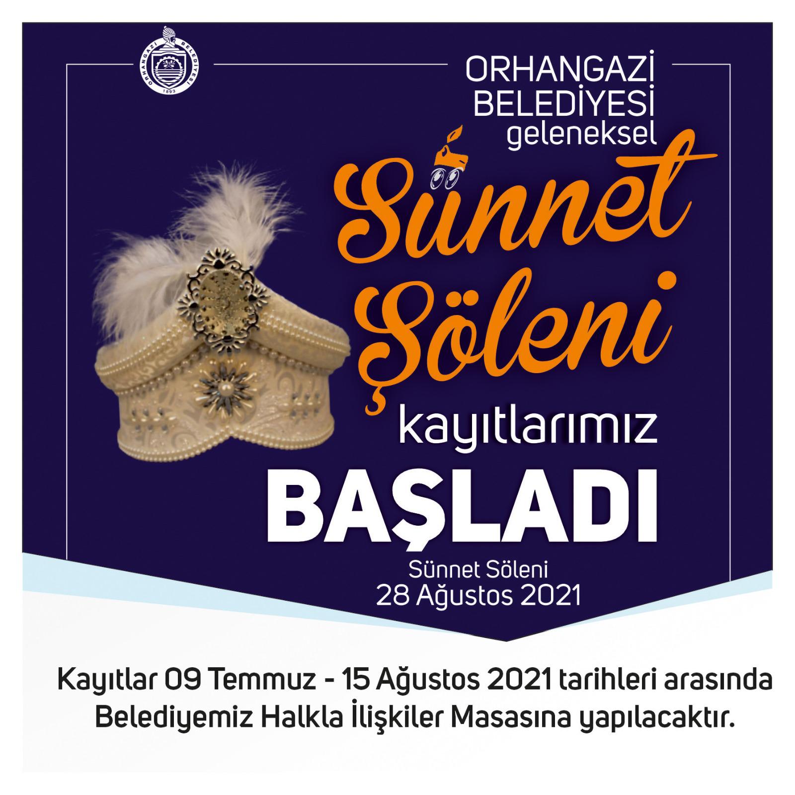GELENEKSEL SÜNNET ŞÖLENİ KAYITLARI BAŞLADI 
