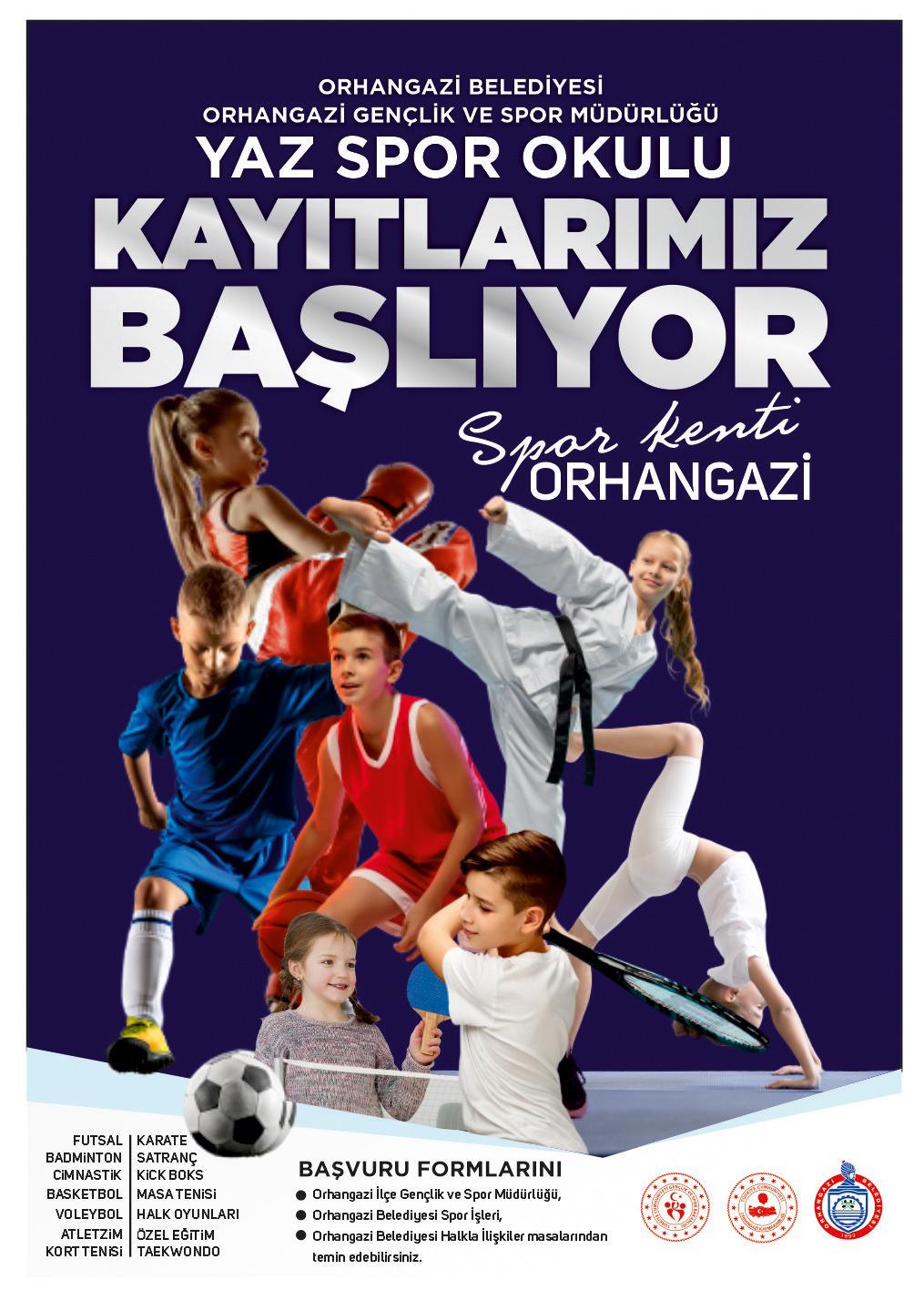 YAZ SPOR OKULU BAŞLIYOR 