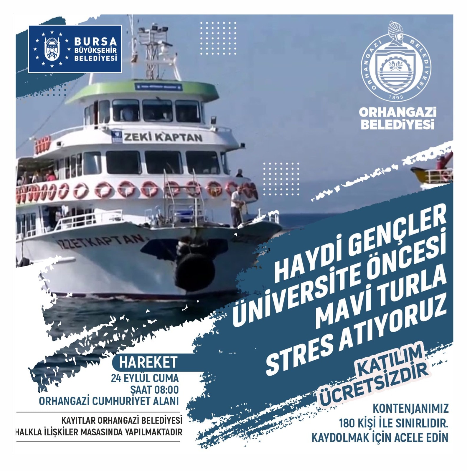 HAYDİ GENÇLER MAVİ TUR İLE STRES ATMA ZAMANI