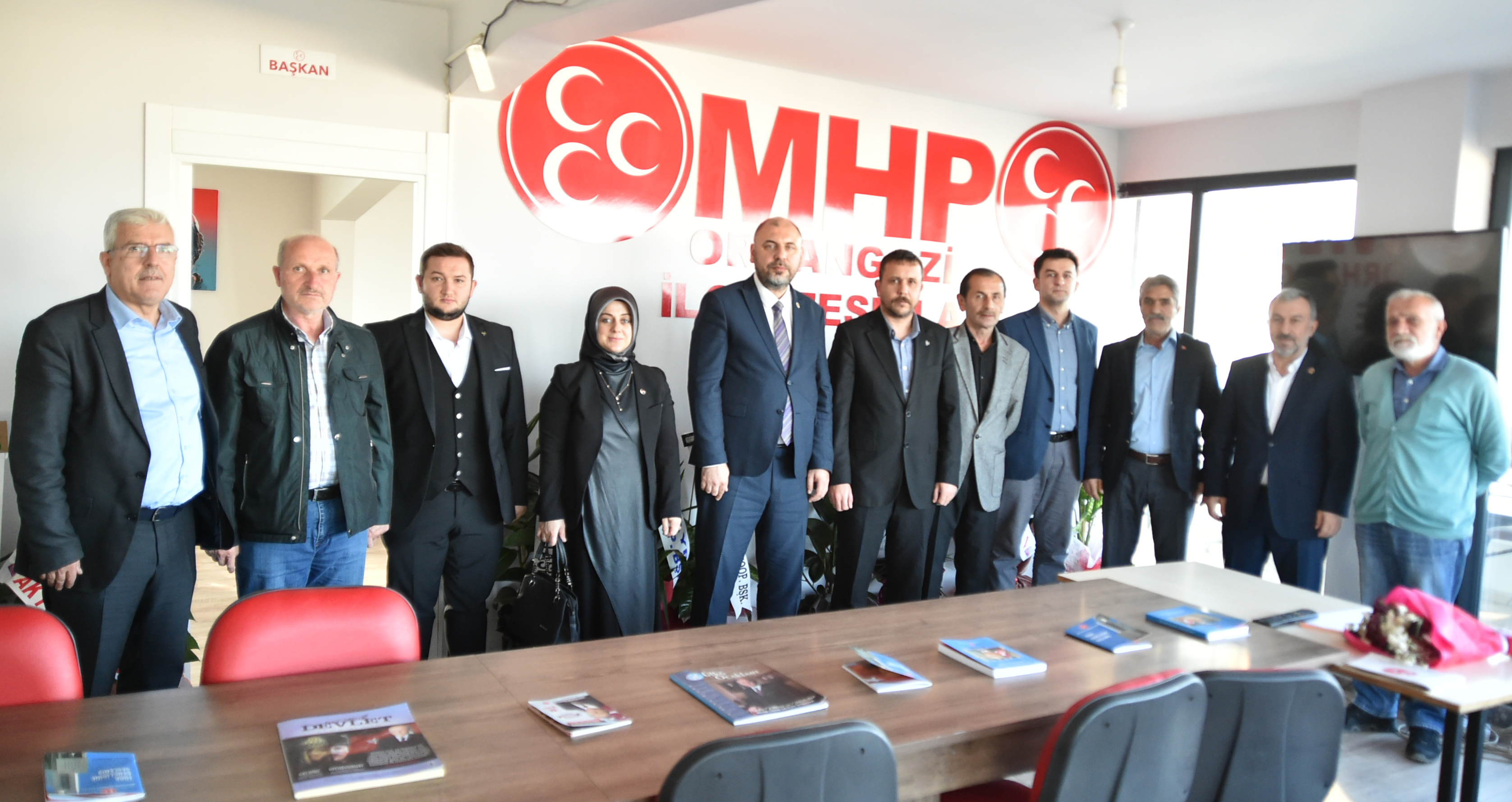 BAŞKAN AYDIN'DAN MHP İLÇE BAŞKANI HALİL BOZOĞLU’NA ZİYARET