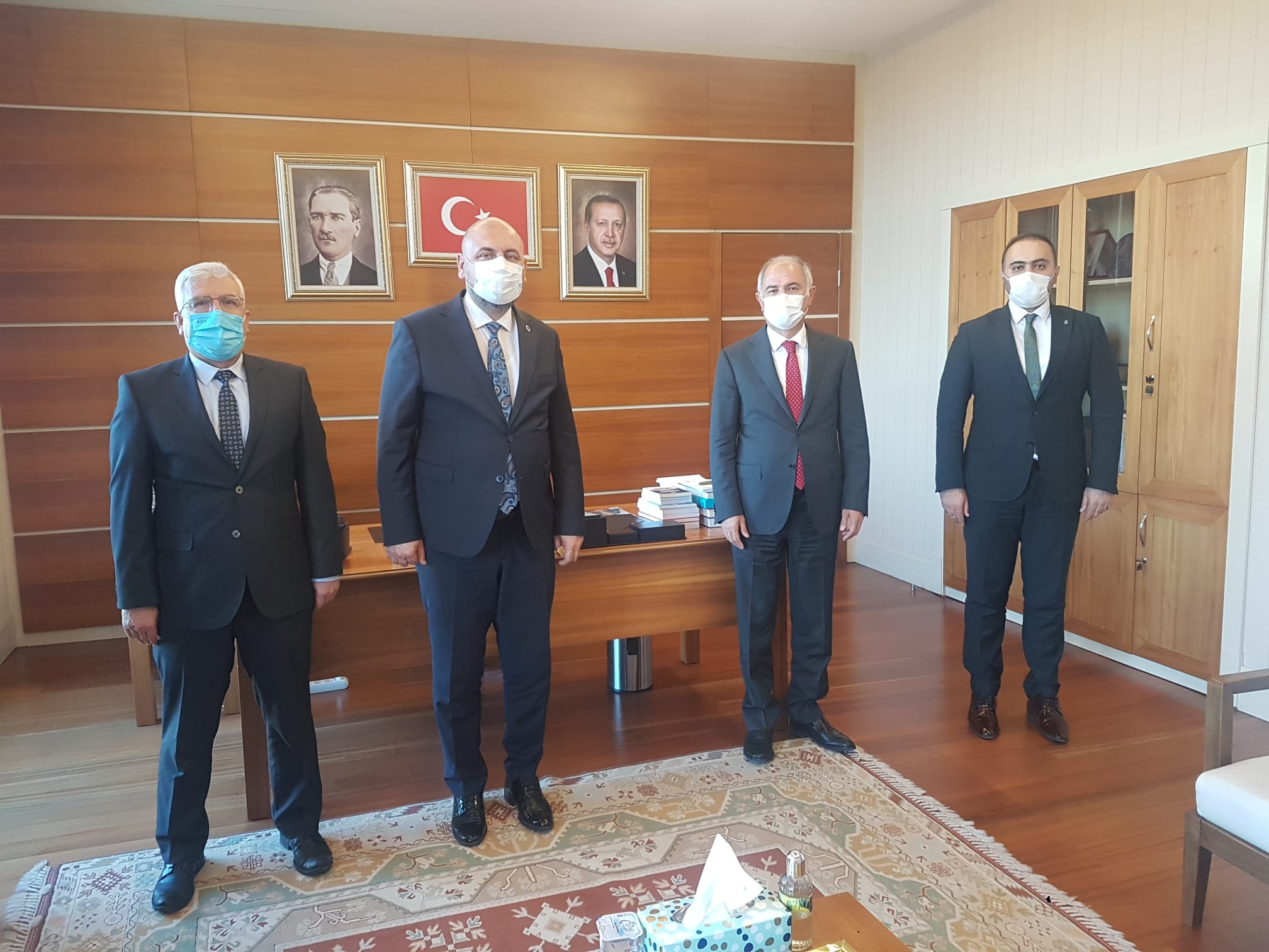 BAŞKAN AYDIN’DAN ANKARA TEMASLARI