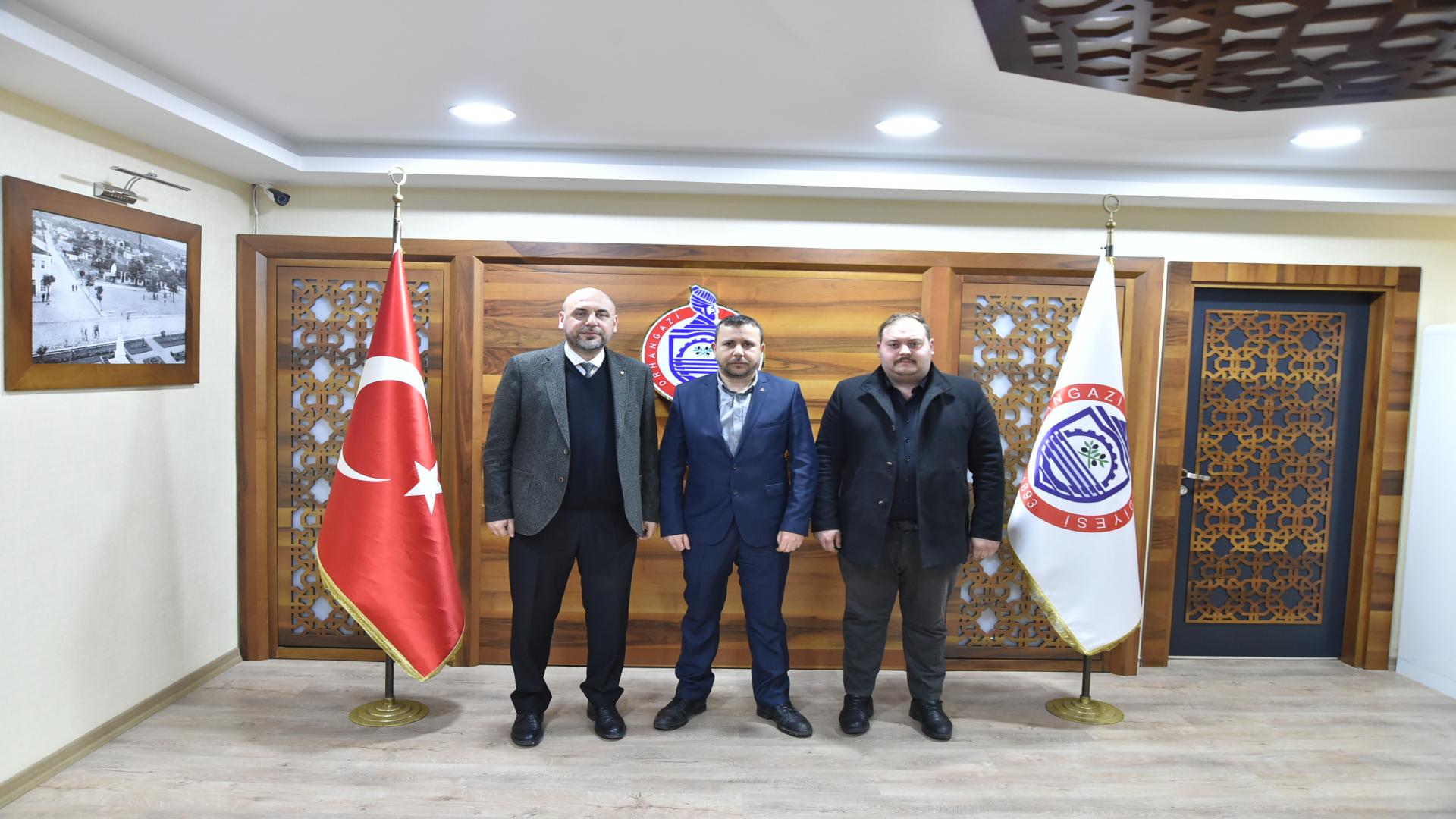 MHP İLÇE BAŞKANI HALİL BOZOĞLU’DAN BAŞKAN AYDIN'A ZİYARET