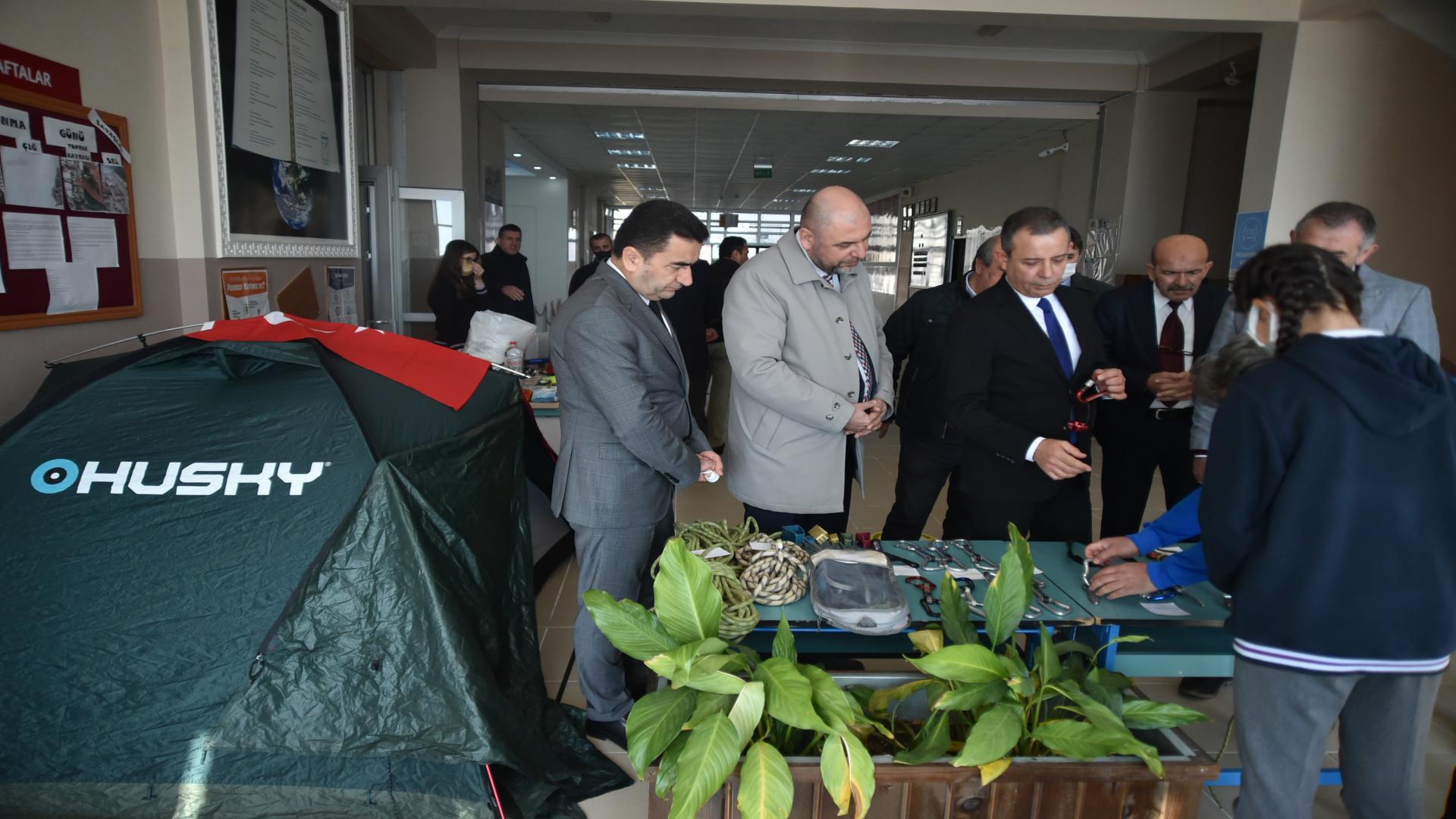 BAŞKAN AYDIN DEPREM TATBİKATINA KATILDI