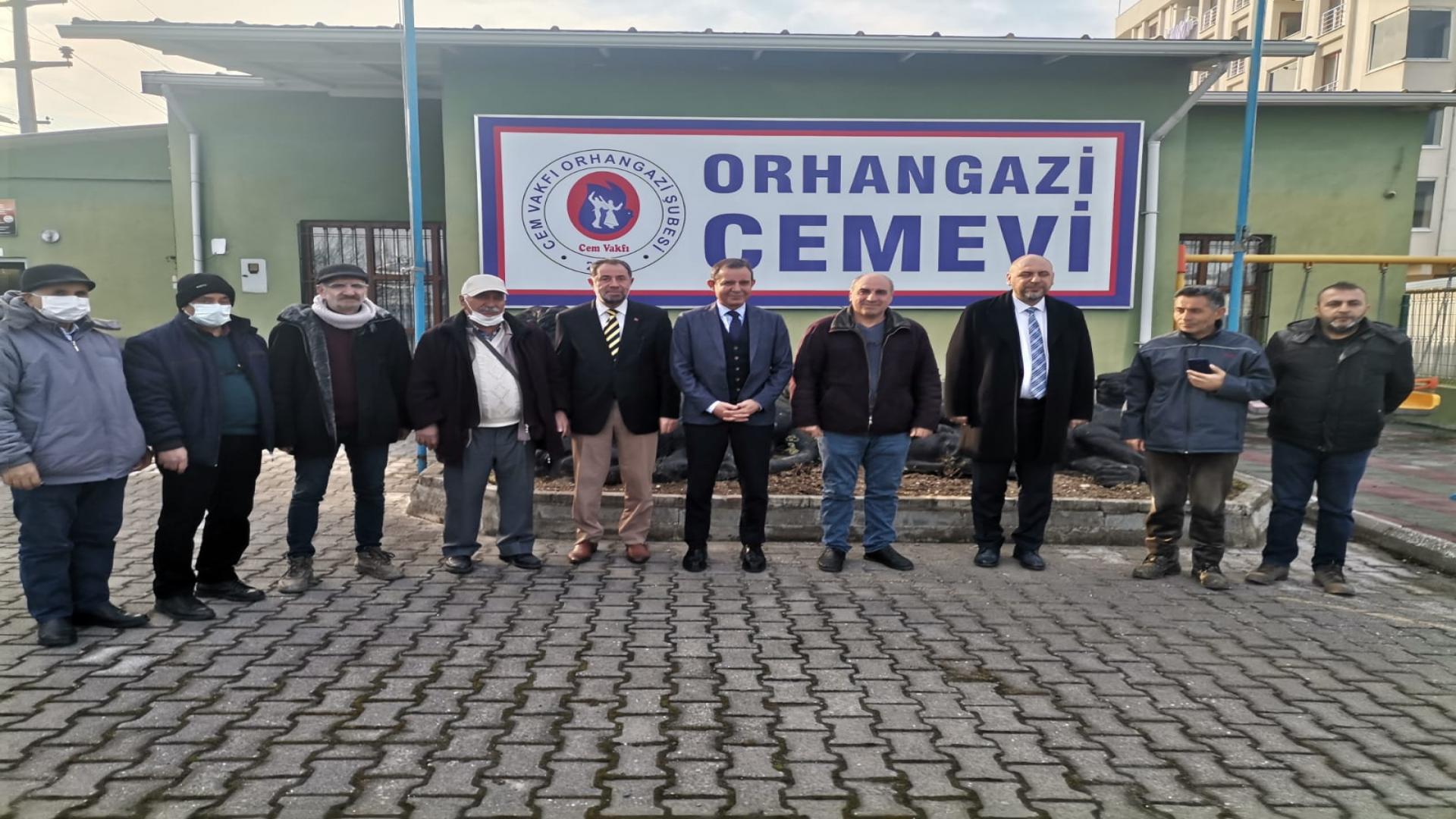 BAŞKAN AYDIN’DAN CEMEVİ ZİYARETİ